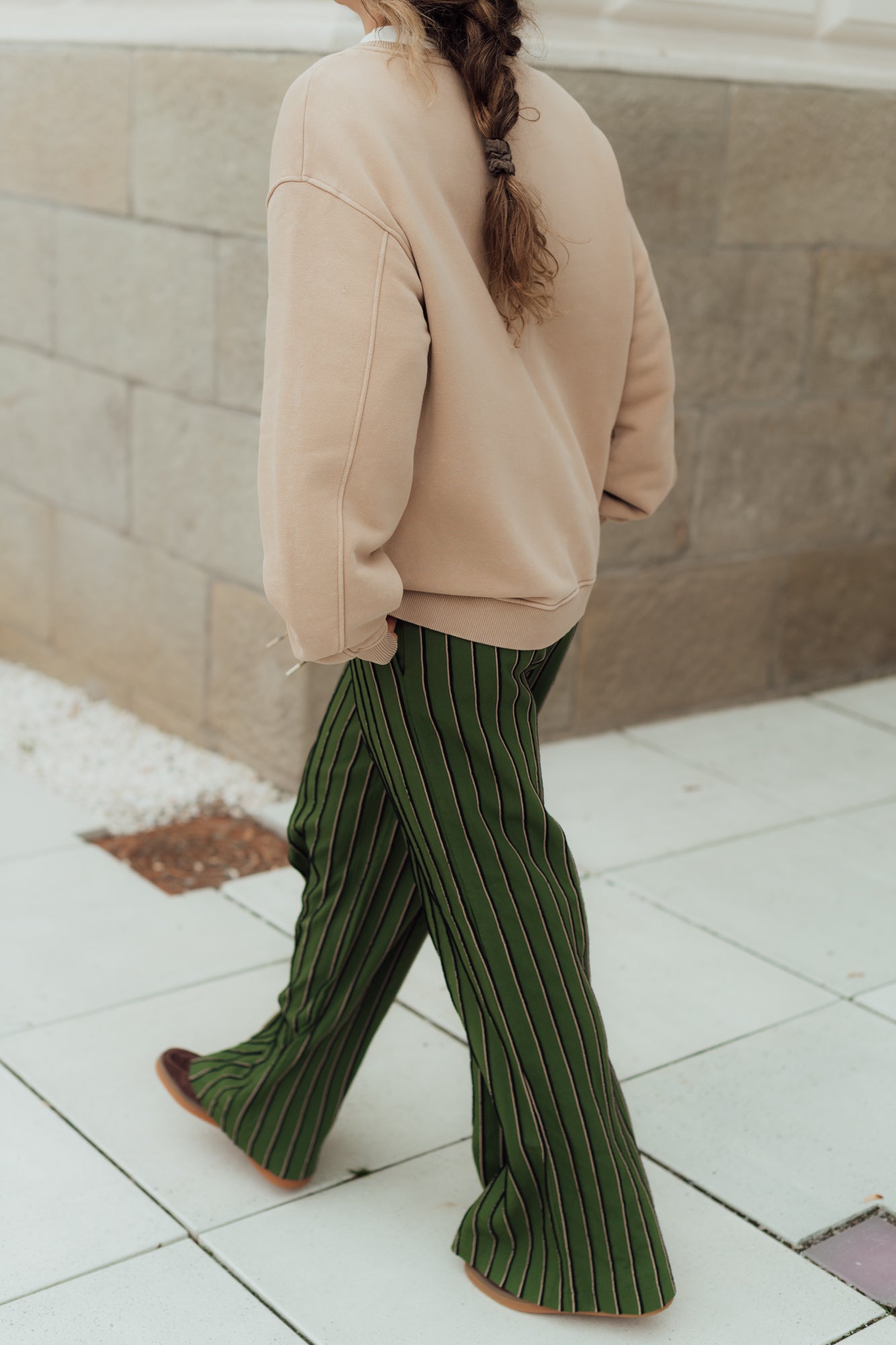 Trosa Green Stripes Trousers 