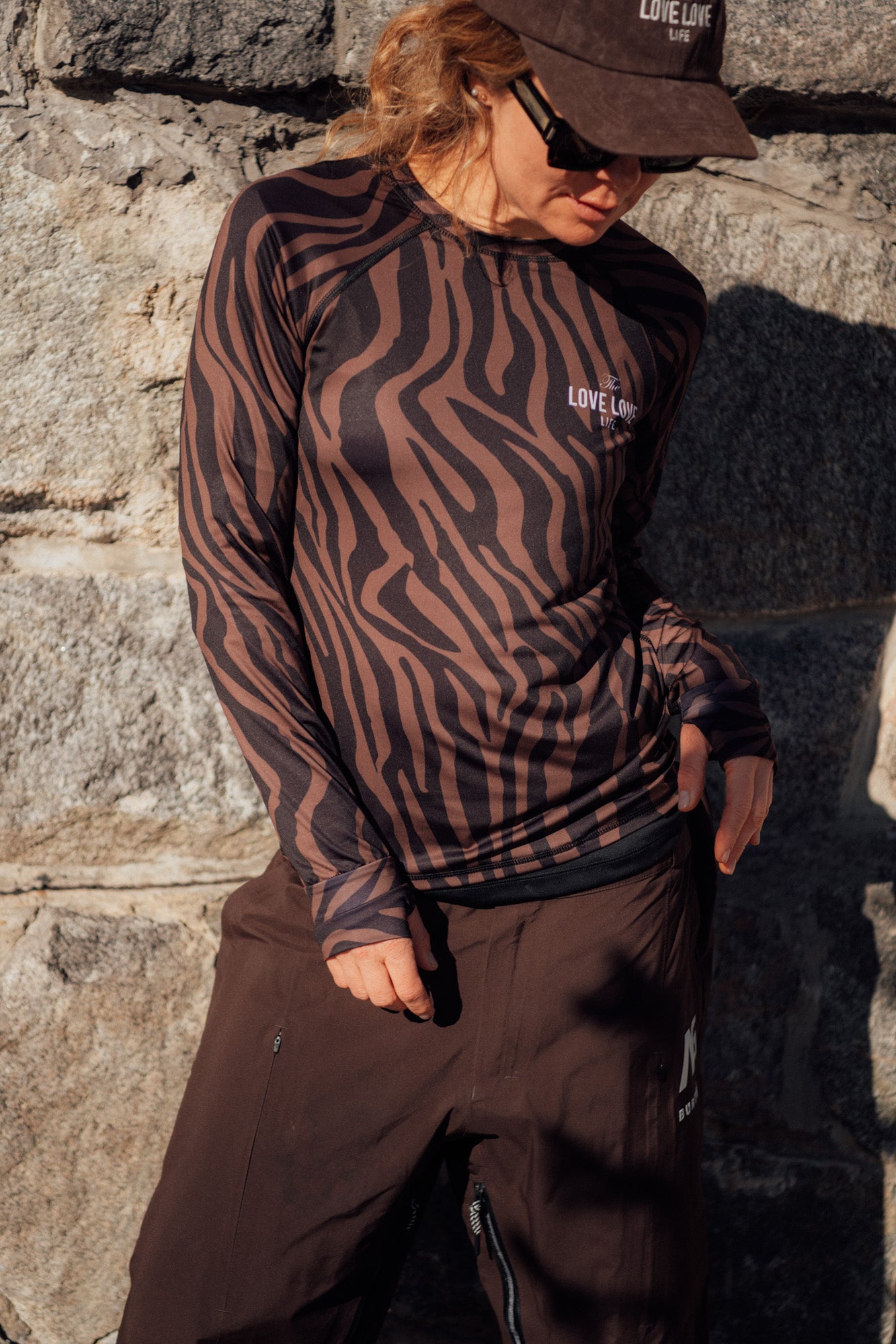 Longsleeve Sporty Brown Zebra - 8