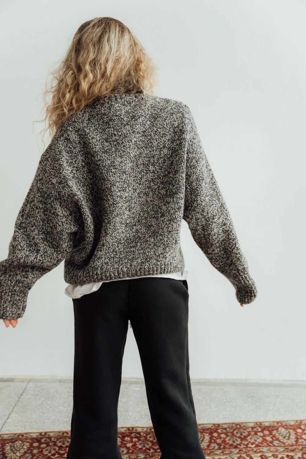 Sweter Cloud Black/Ecru - 9