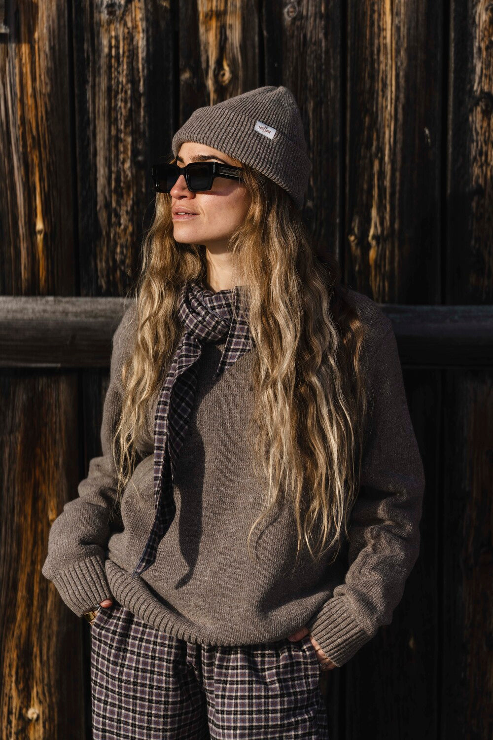 Chusta Tamo Blue Plaid - 6