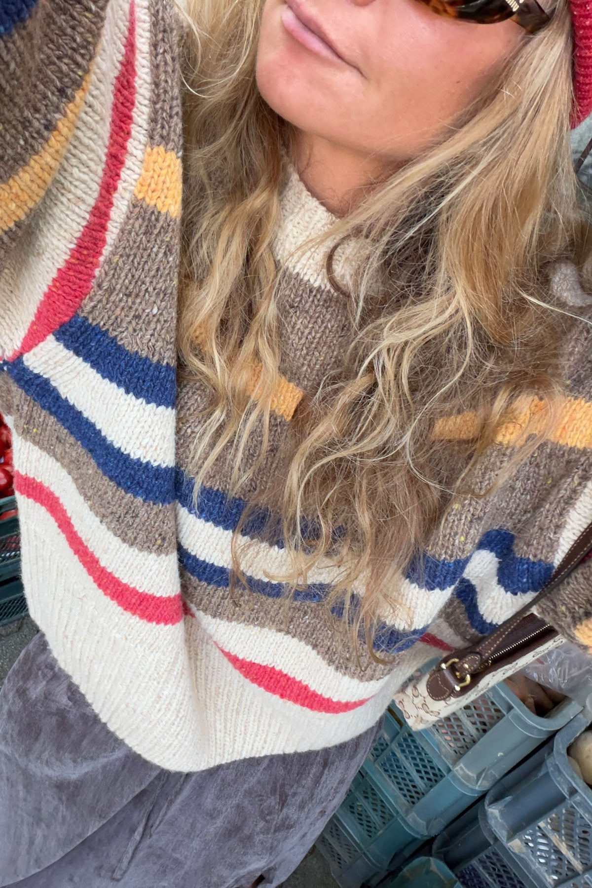 Cloud Pillow Stripes Sweater - 13