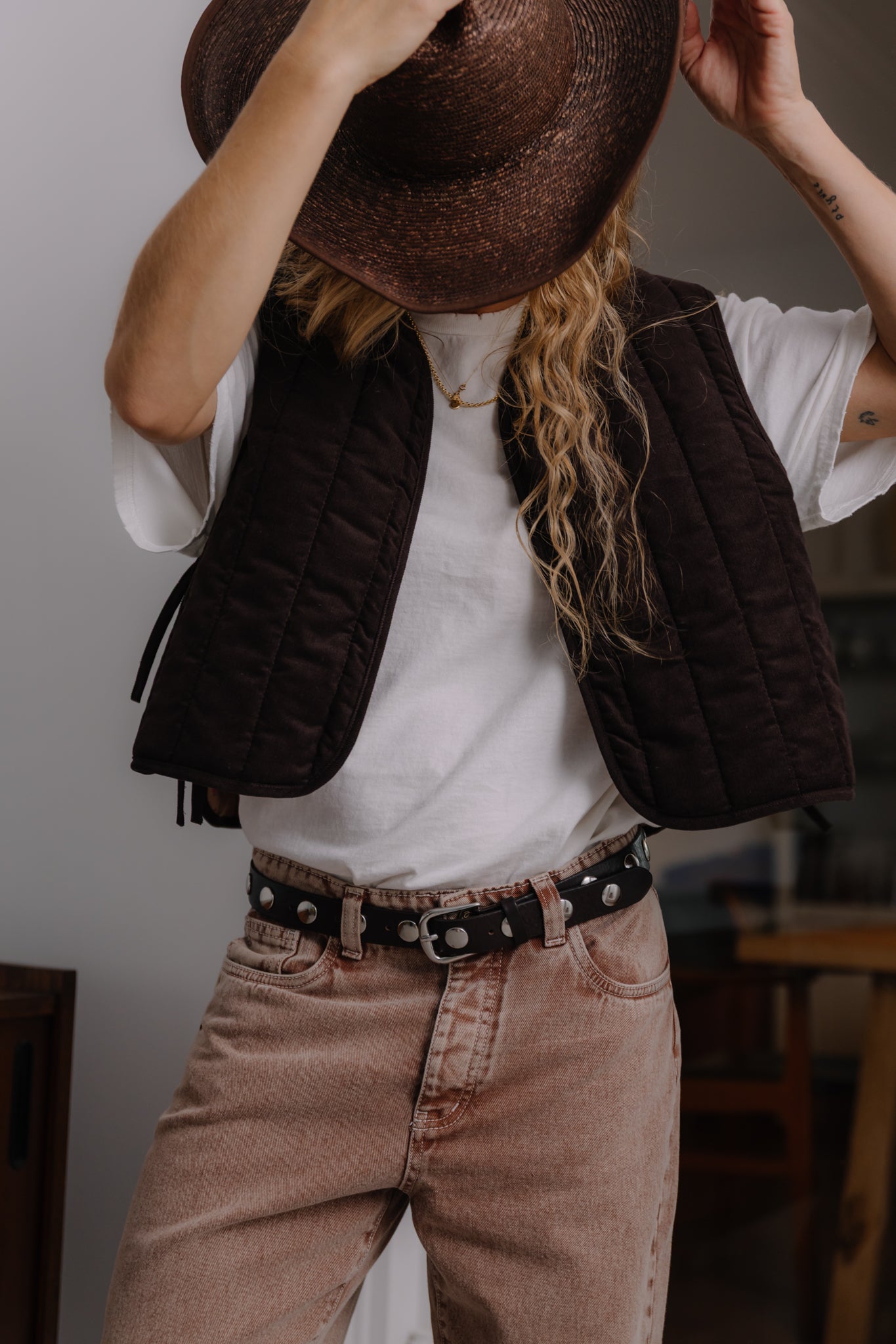 Desi Brown Vest - 18