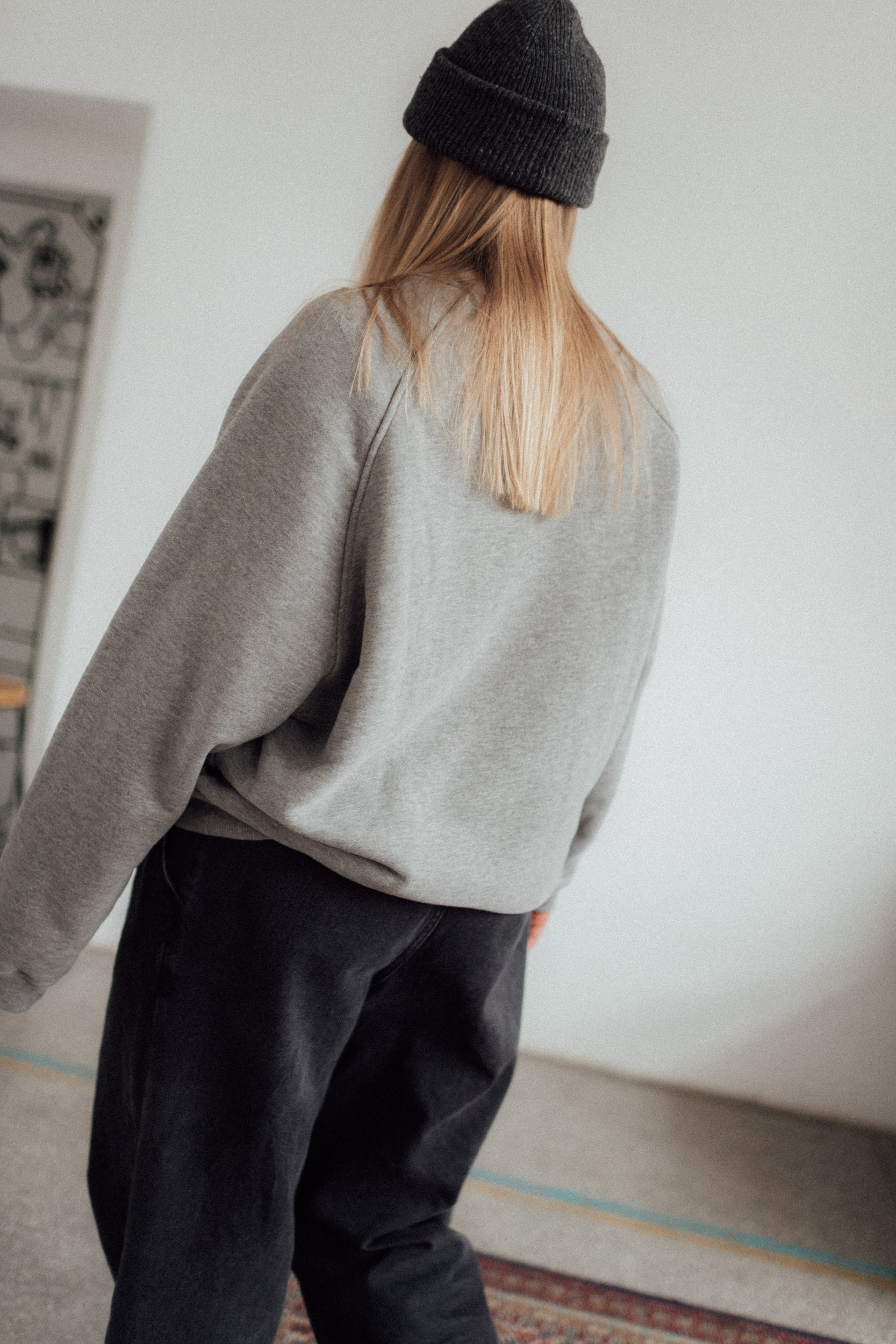 Tokyo Gray Melange Sweatshirt - 5