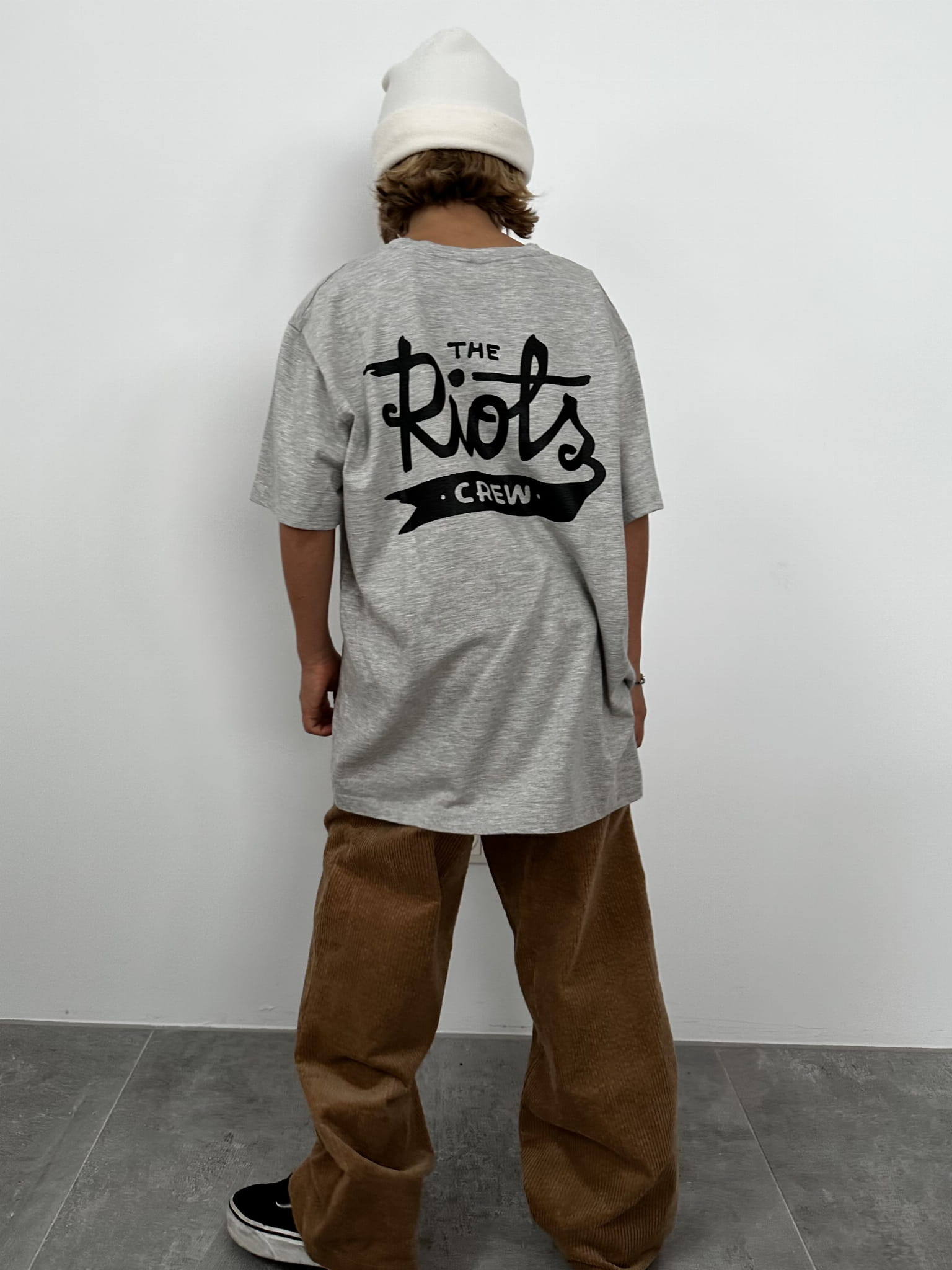 T-shirt MUTE szary The Riots