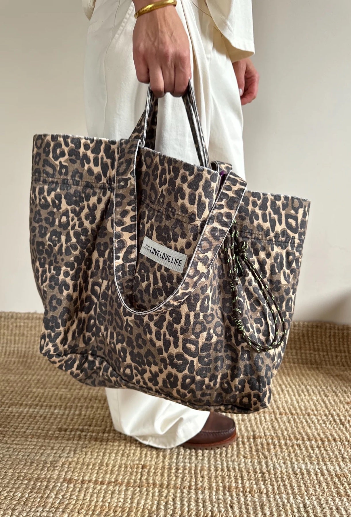 Ganni fairmont bag leopard clearance