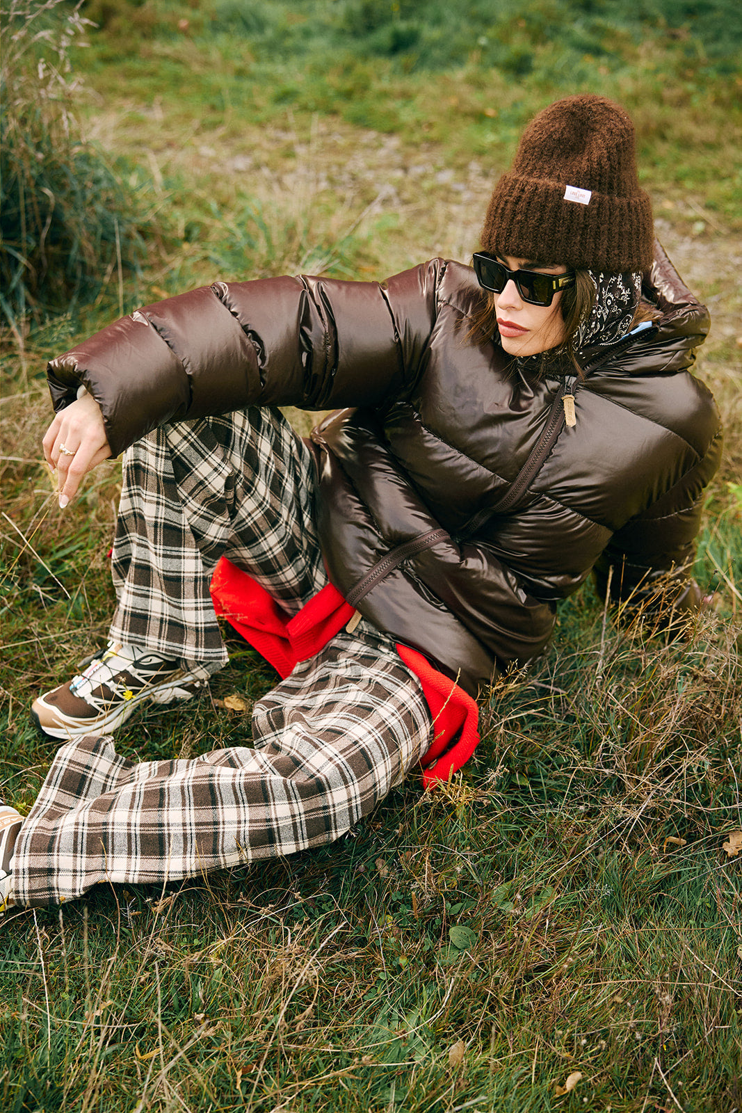 Hose Fall Brown Plaid - 6