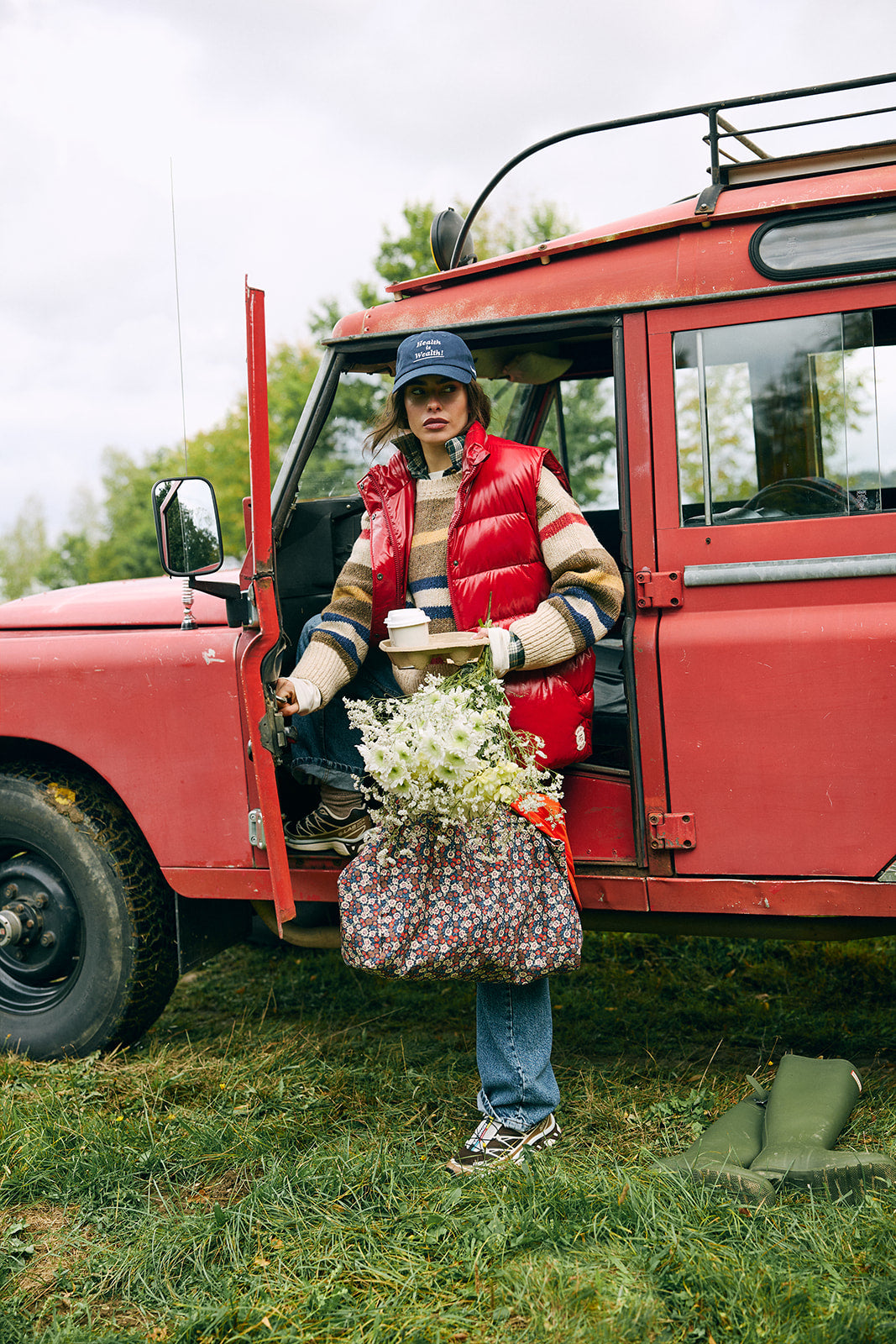 Tasche Daily Floral Navy - 3