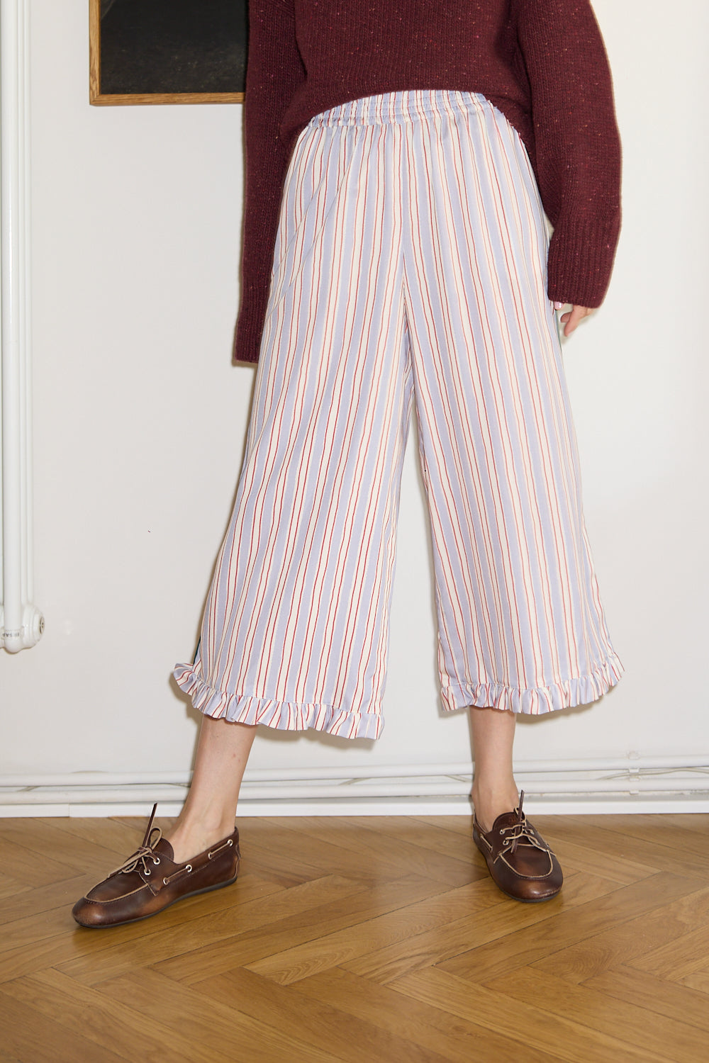 Spodnie Capri Dream Red Stripes x LARA