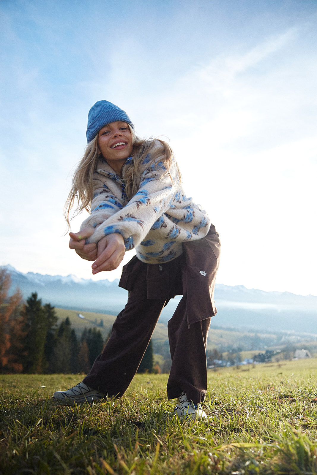 Bluza Nous Blue Flower - 8