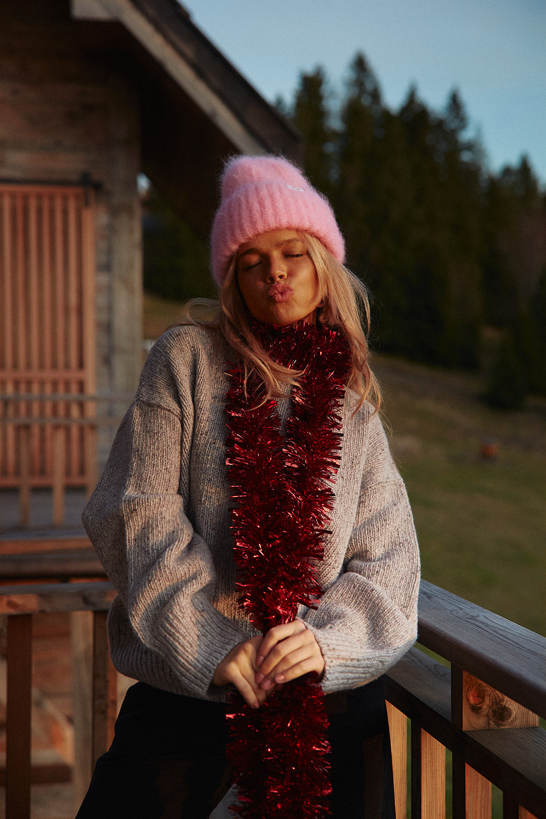 Czapka Baby Misty Pink - 4