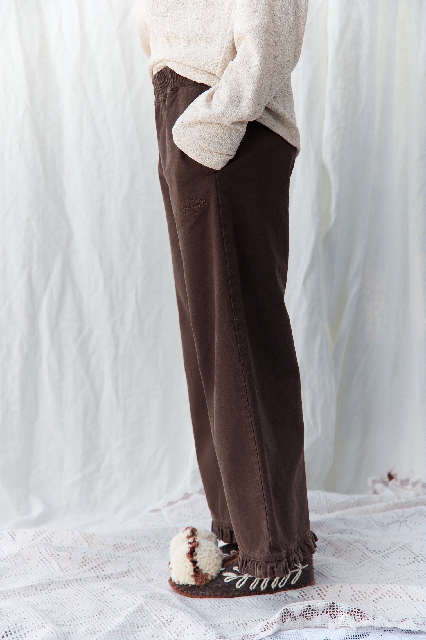 Spodnie Capri Long Brown