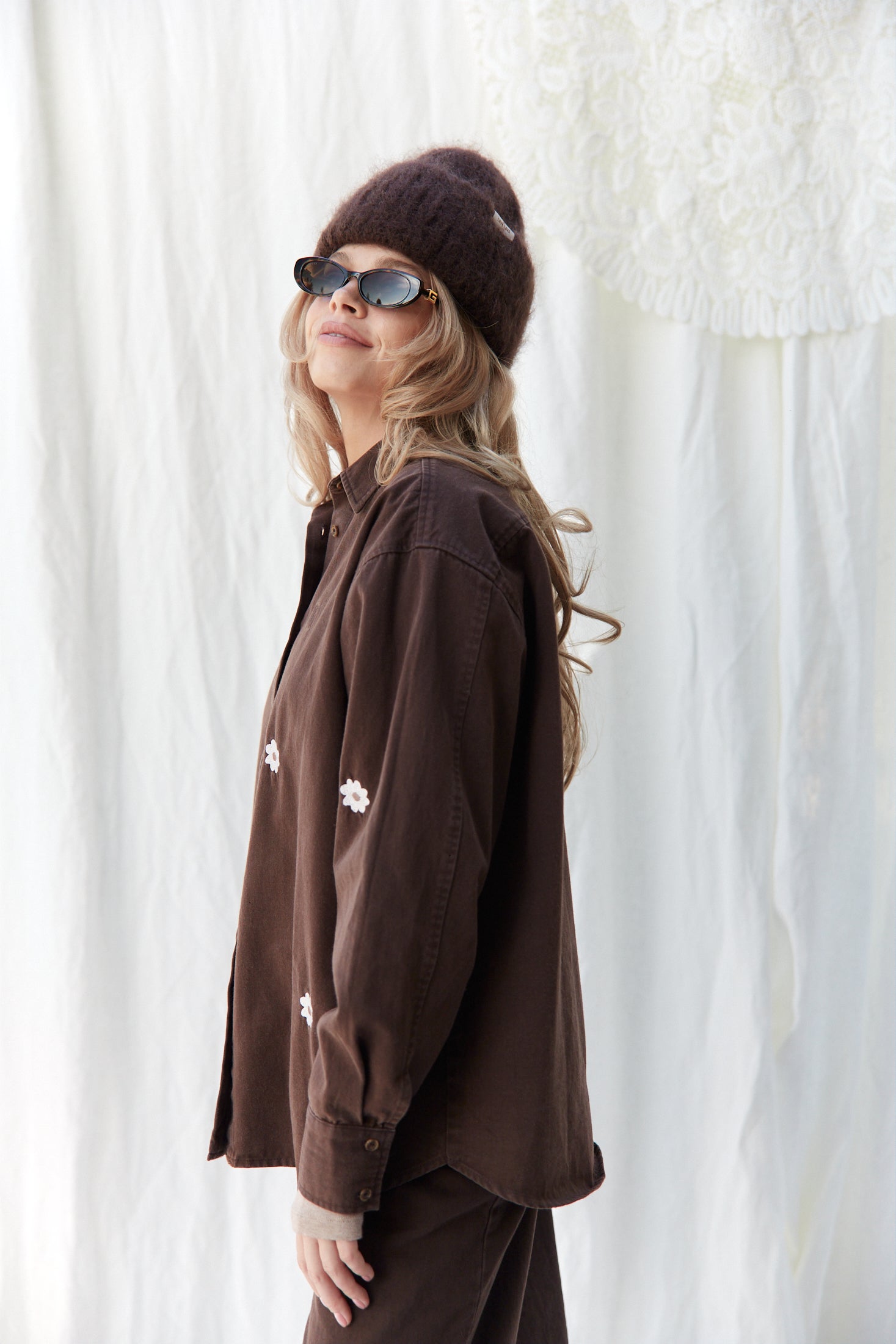 Czapka Baby Dark Brown - 5