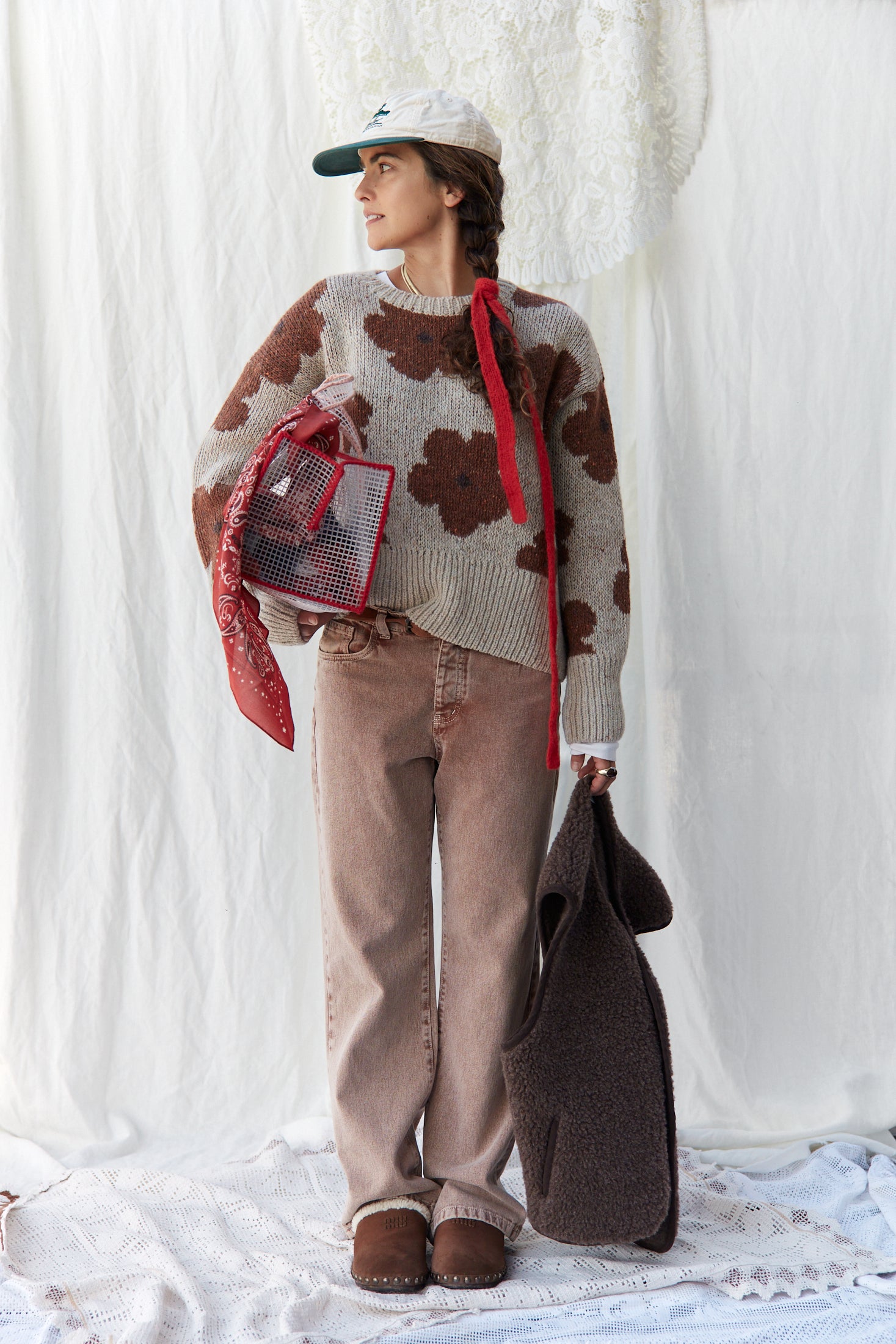 Spodnie Sofia Brown Wash - 3