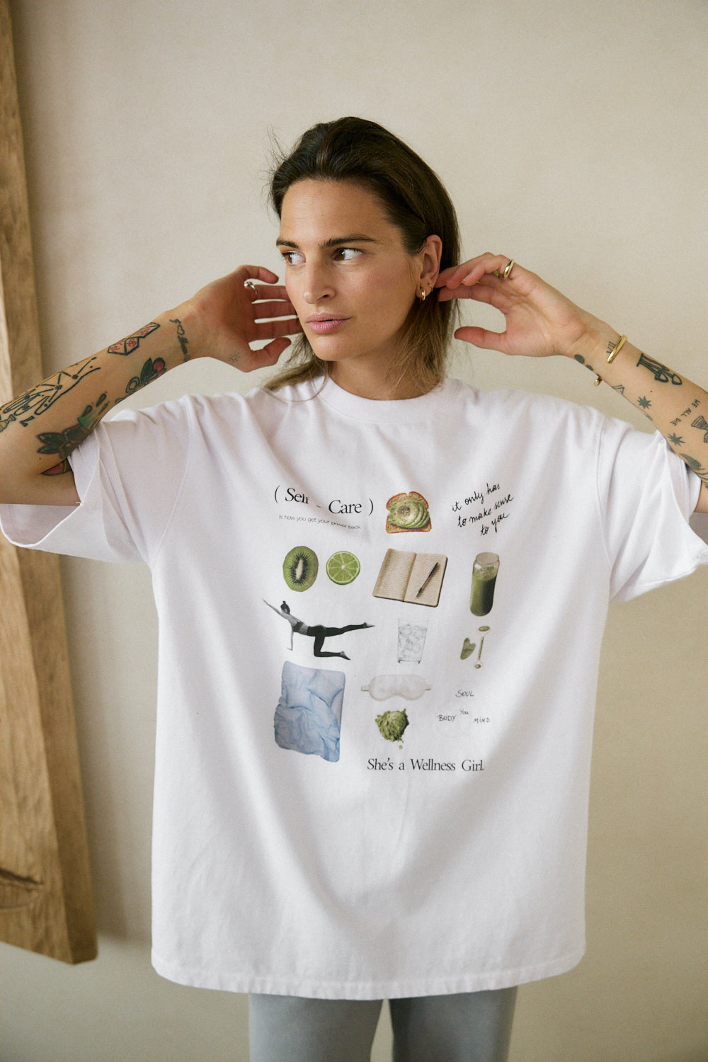 T-shirt Bronx White x Coco Bowls + GRANOLA