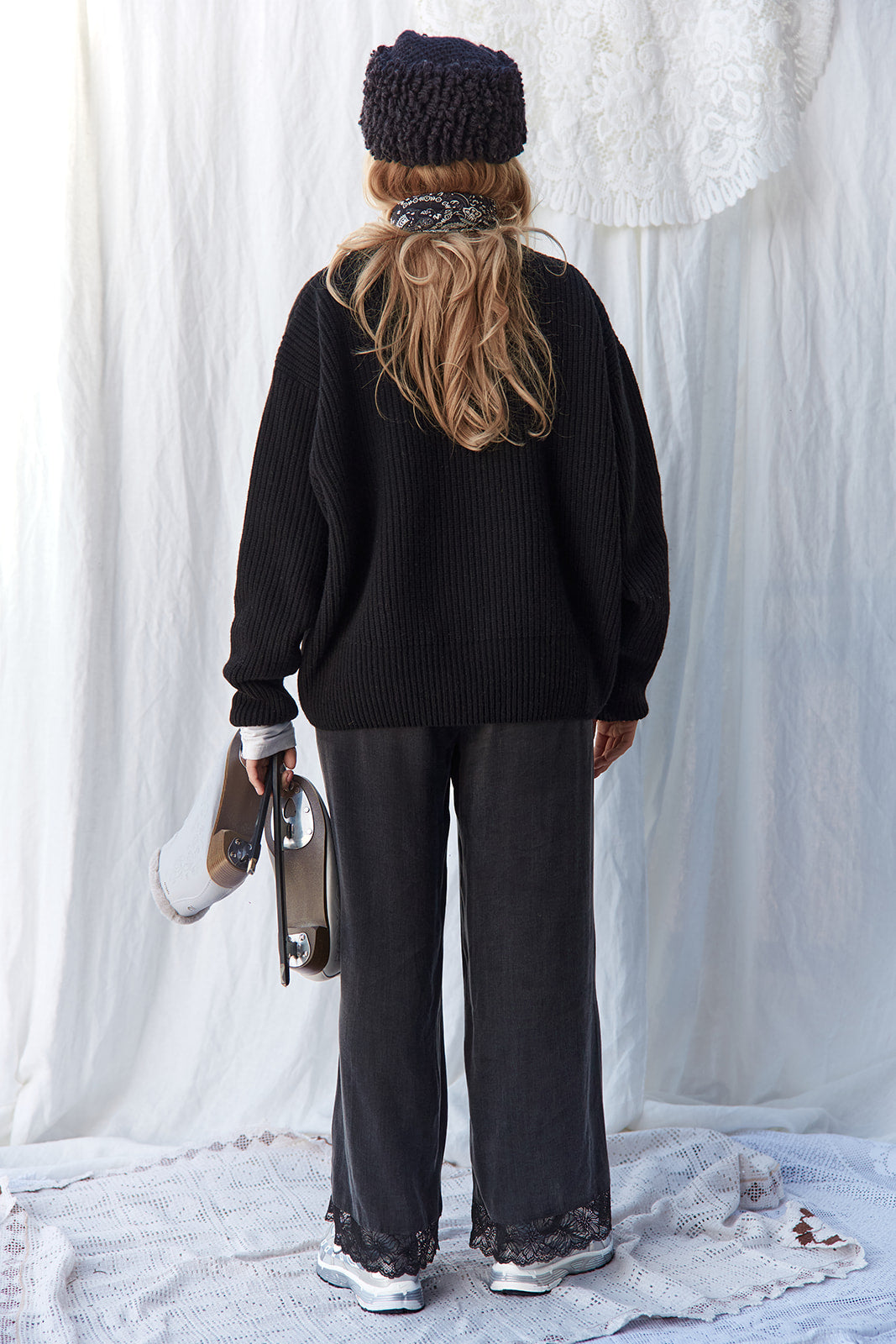 Sweter Moon Black - 5