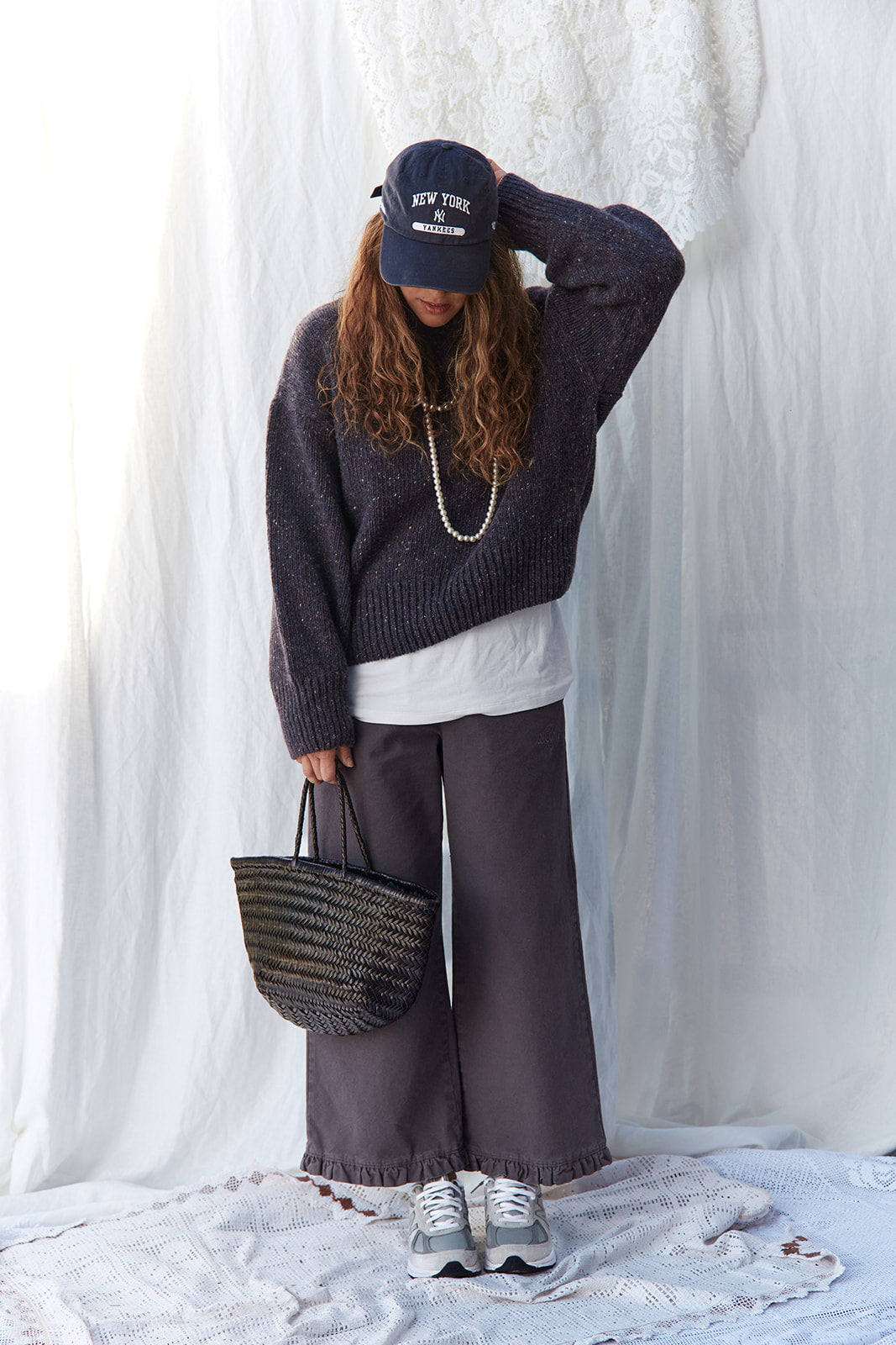 Spodnie Capri Long Gray