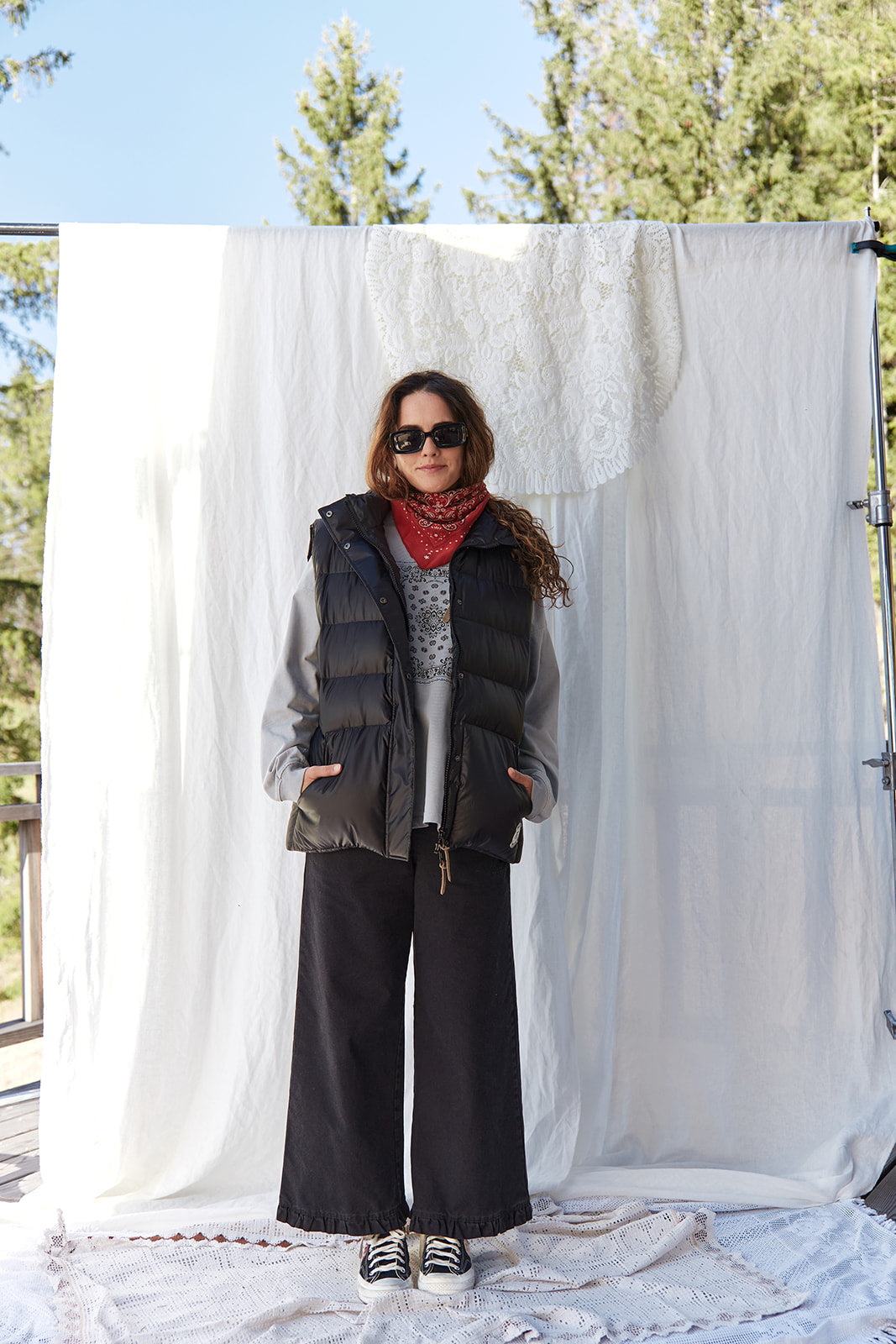 Spodnie Capri Long Black