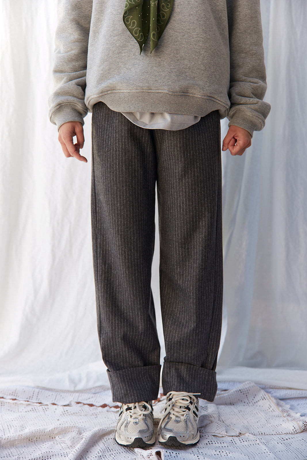 Spodnie Relax Gray Stripes - 8