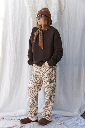 Spodnie Maria Zebra Ecru