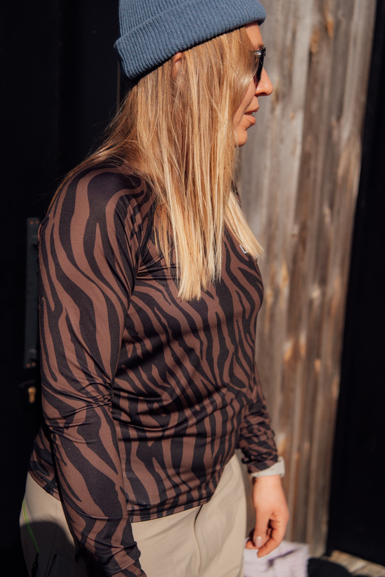 Longsleeve Sporty Brown Zebra - 12