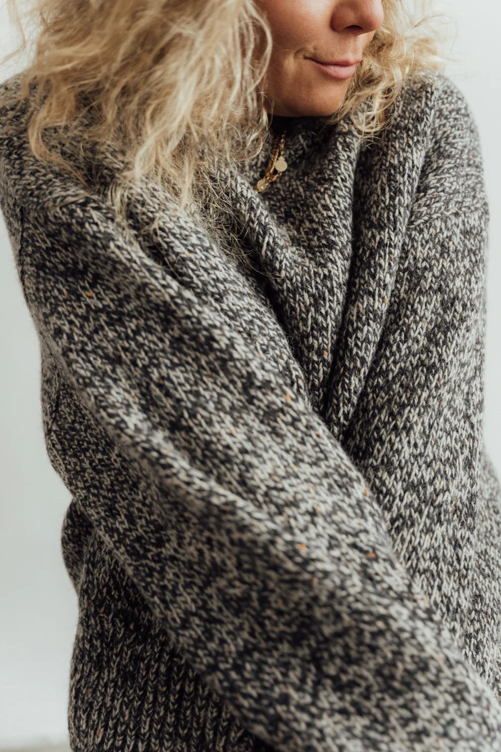 Sweter Cloud Black/Ecru