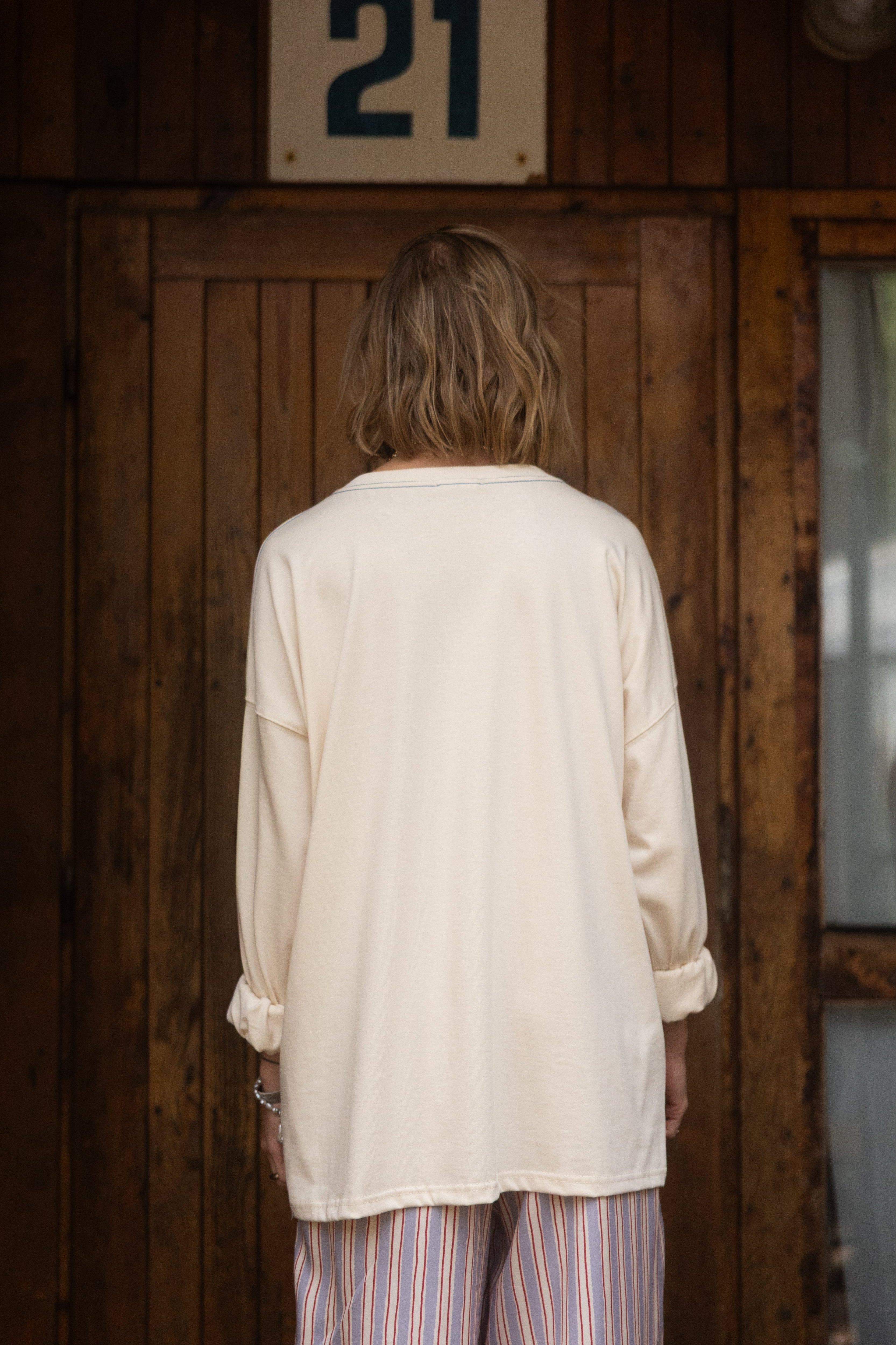 Longsleeve State Ecru x LARA - 8