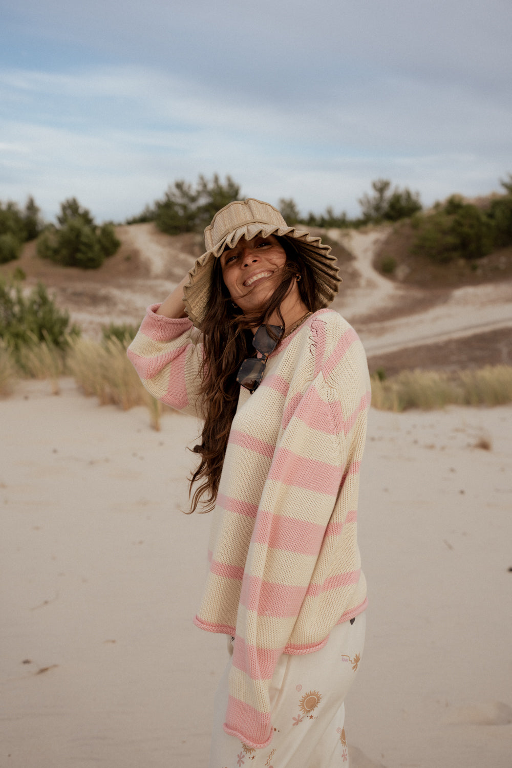 Sweter SAND Cotton x Anita