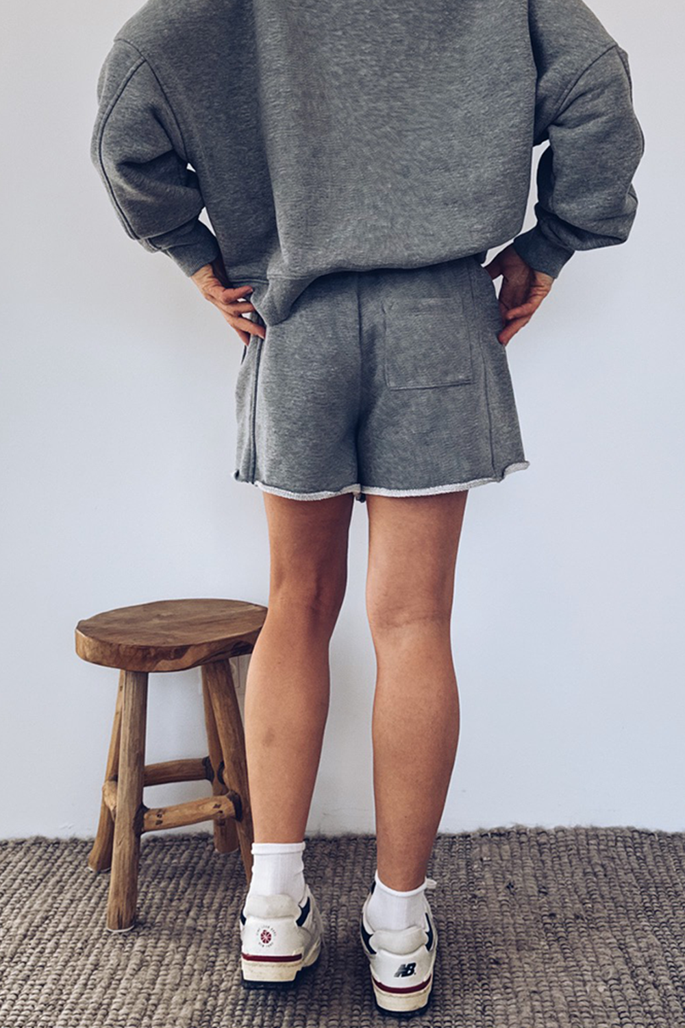 Sacramento Gray Melange Shorts - 15