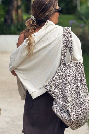 Torba GRANDE Pettite Flowers Brown