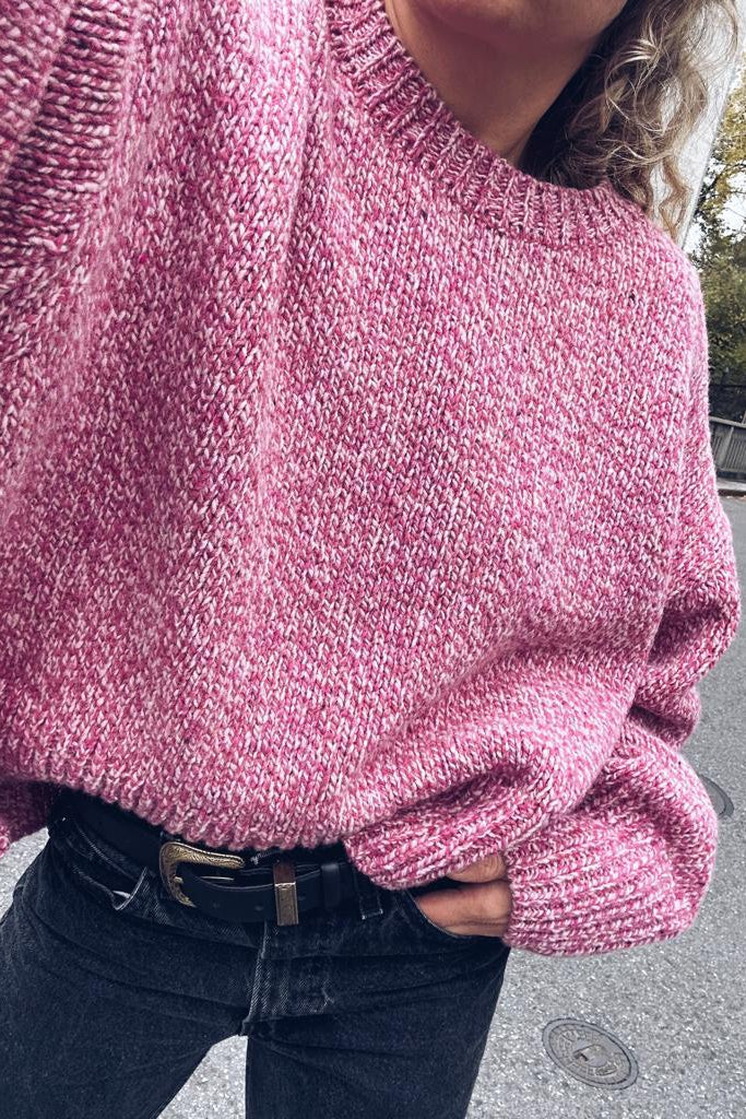 Sweter Cloud Pink/Ecru