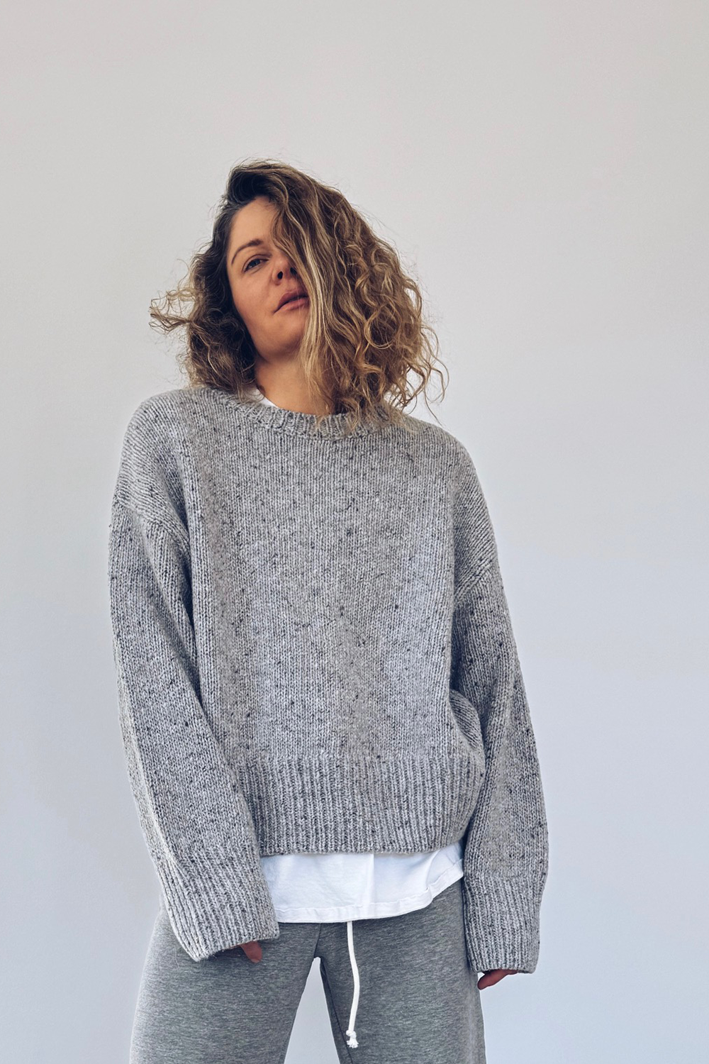 Sweter Cloud Light Gray - 17