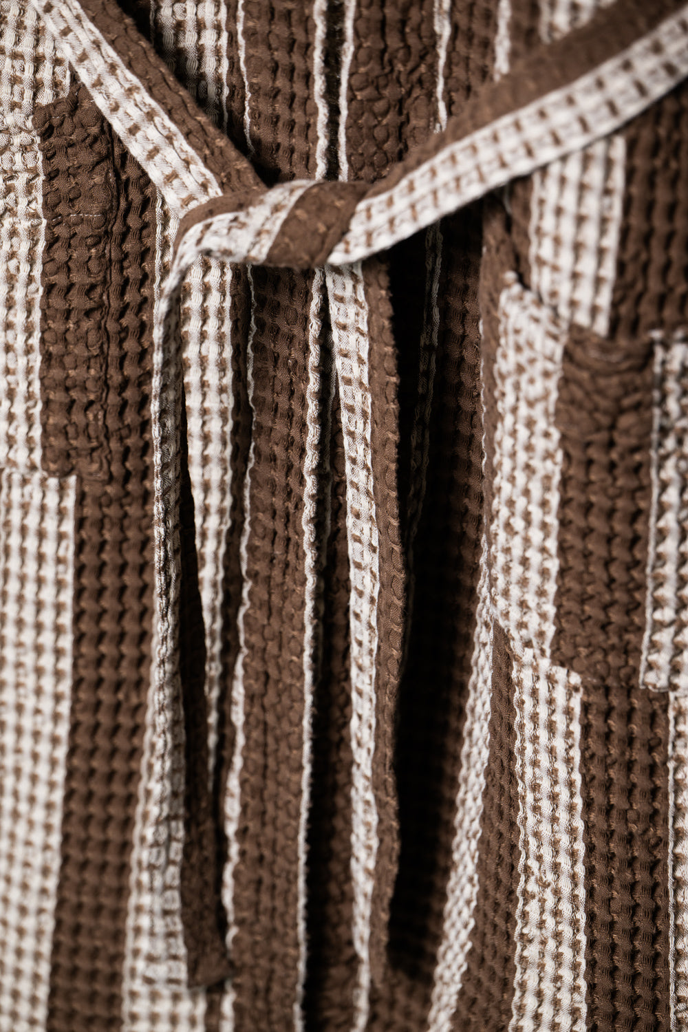 Szlafrok Brown Stripes
