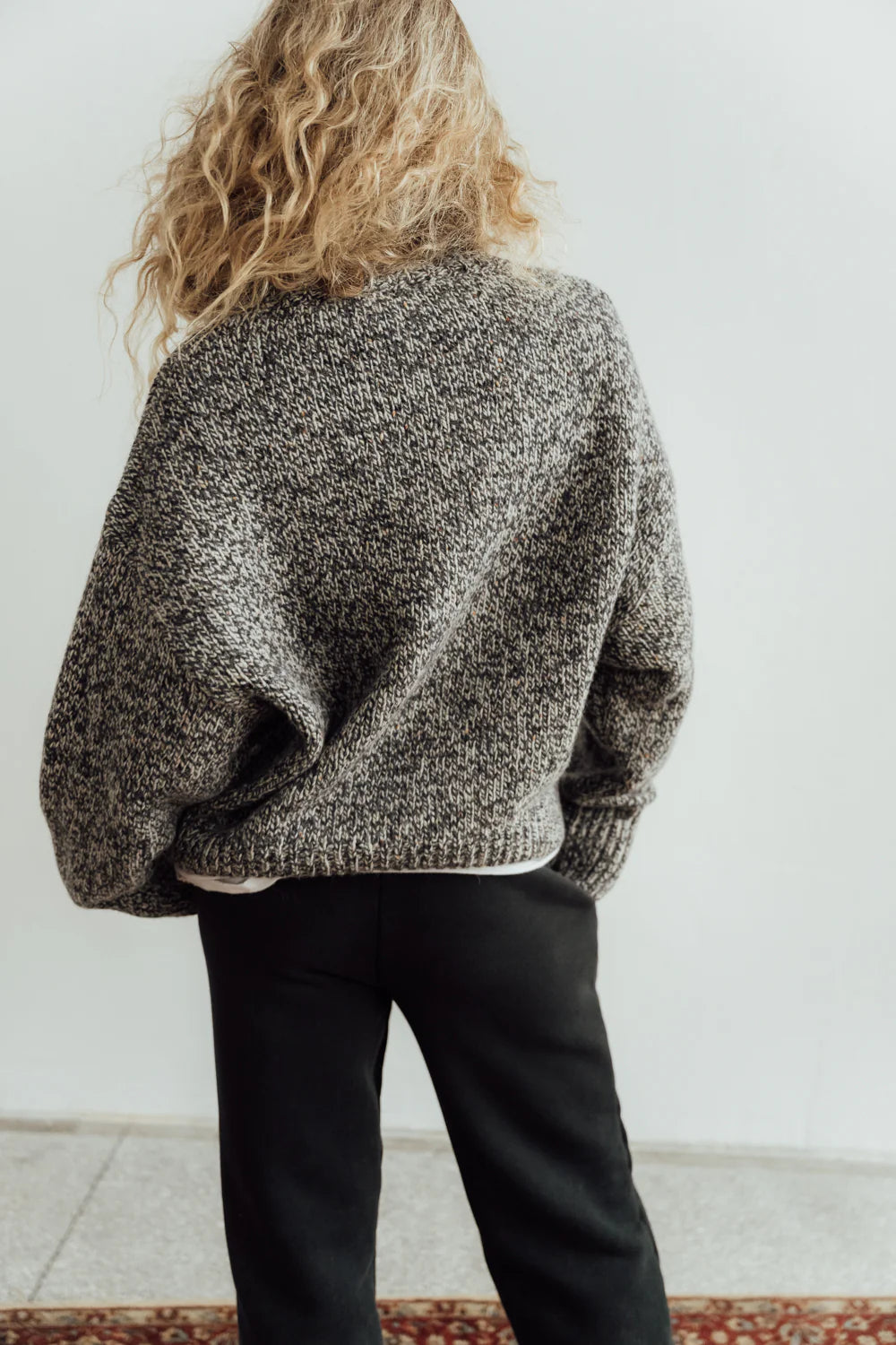 Sweter Cloud Black/Ecru - 5