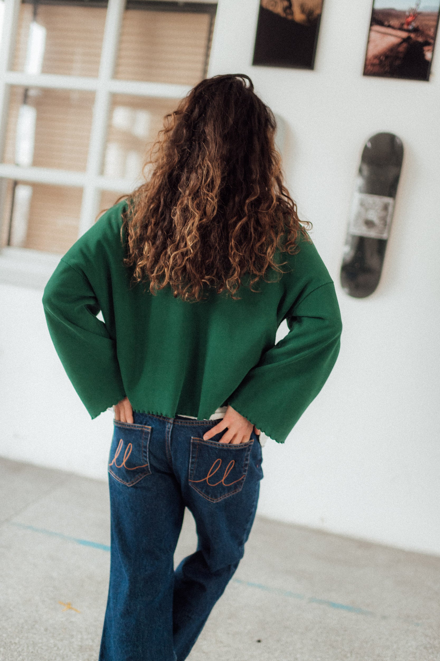 Longsleeve Toledo Frill Dark Green - 6