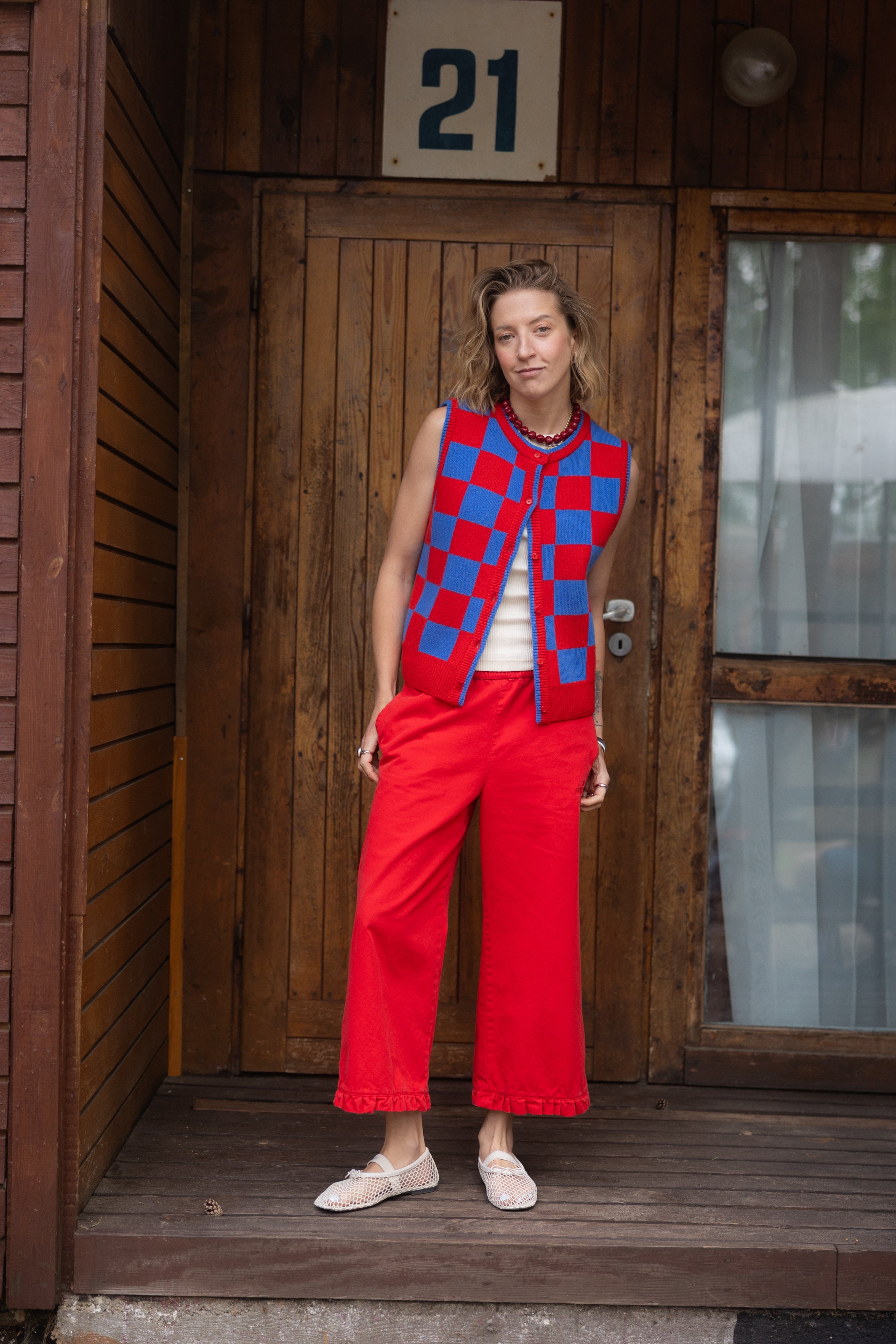 Kamizelka Peak Plaid x LARA