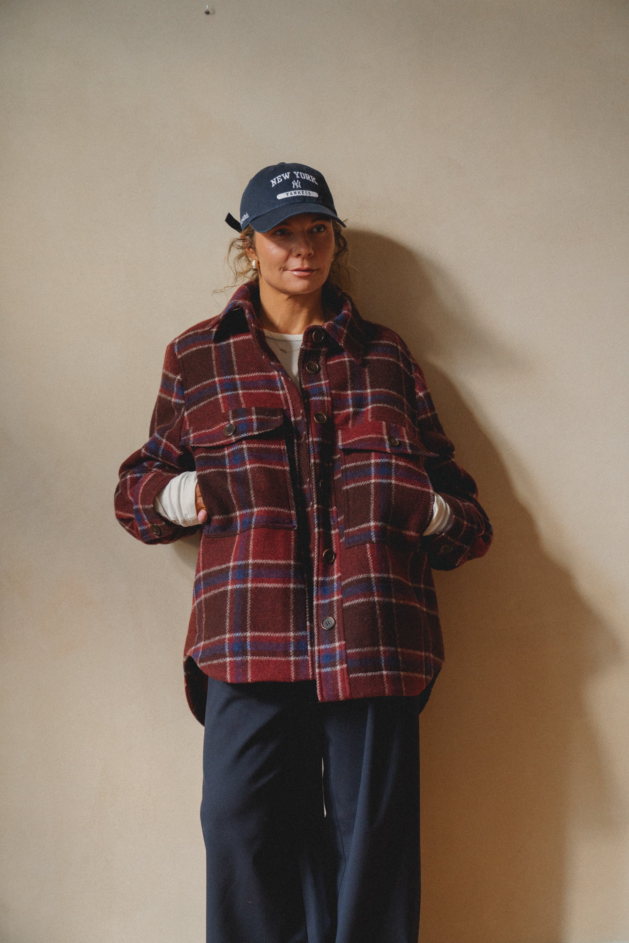 Kurtka Haga Red Plaid