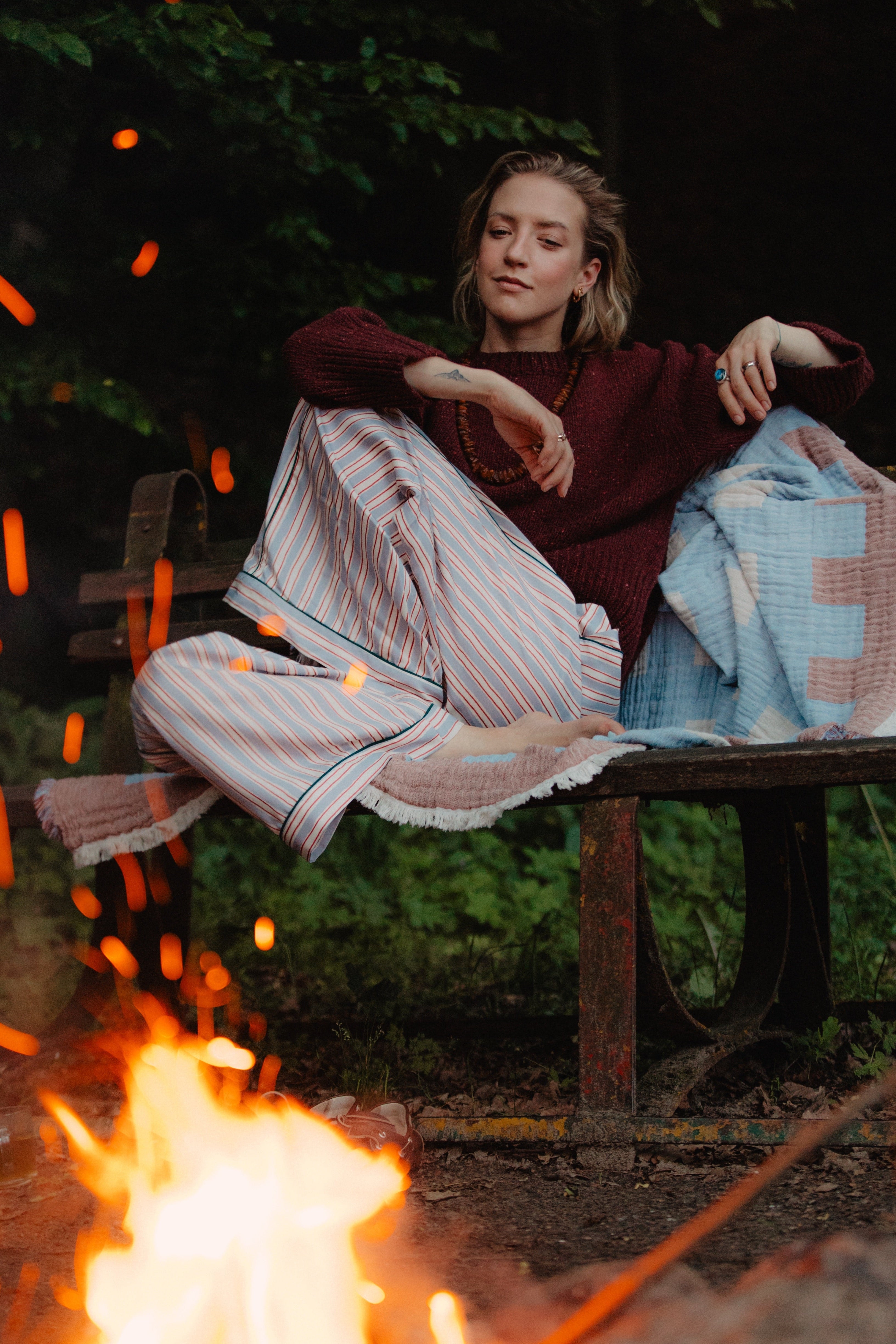 Штани Uppsala Dream Red Stripes x LARA - 9