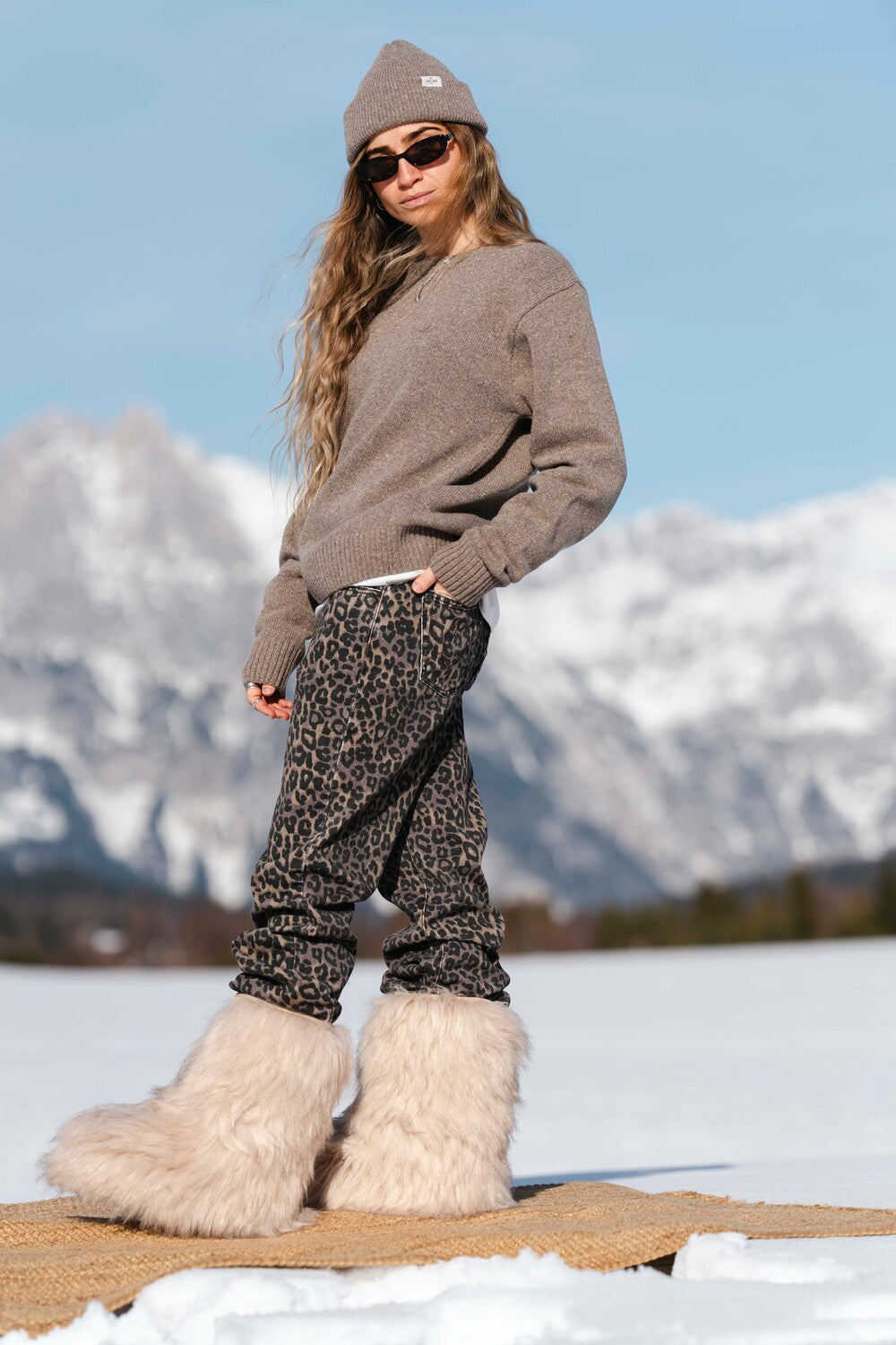 Sofia Dark Leopard Pants - 9