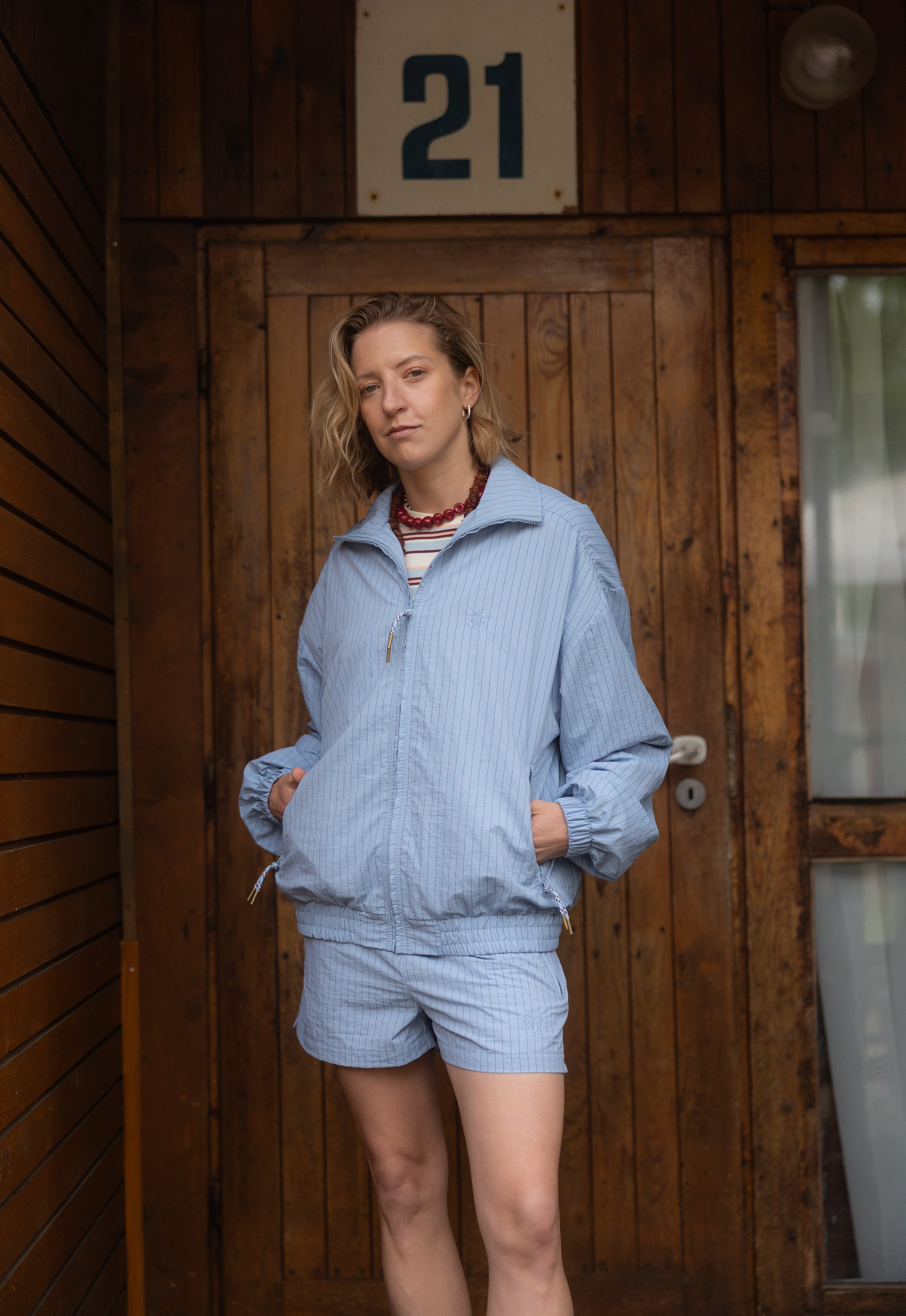Kurtka Tain Blue Stripes x LARA - 8