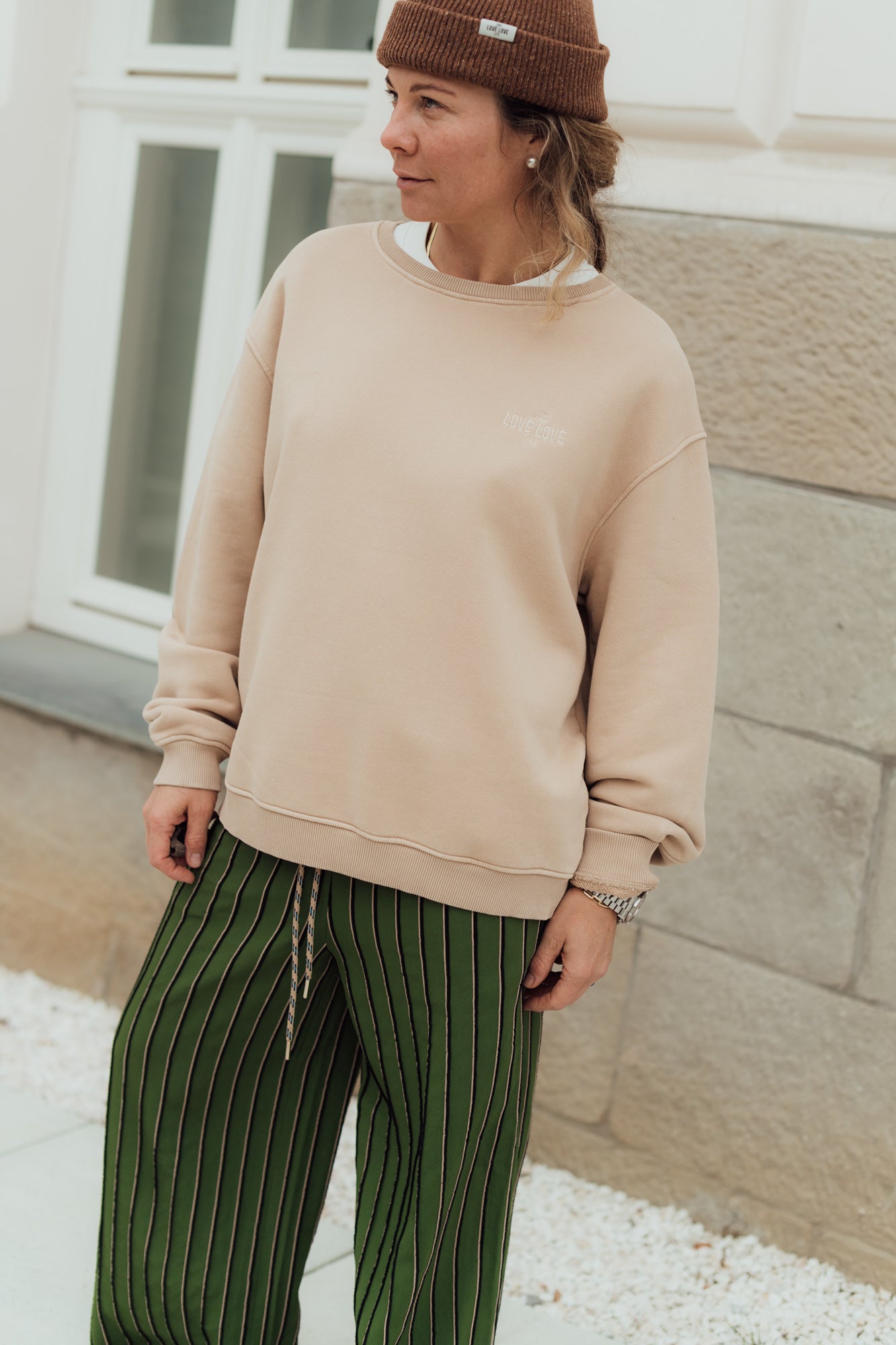 Trosa Green Stripes Trousers 