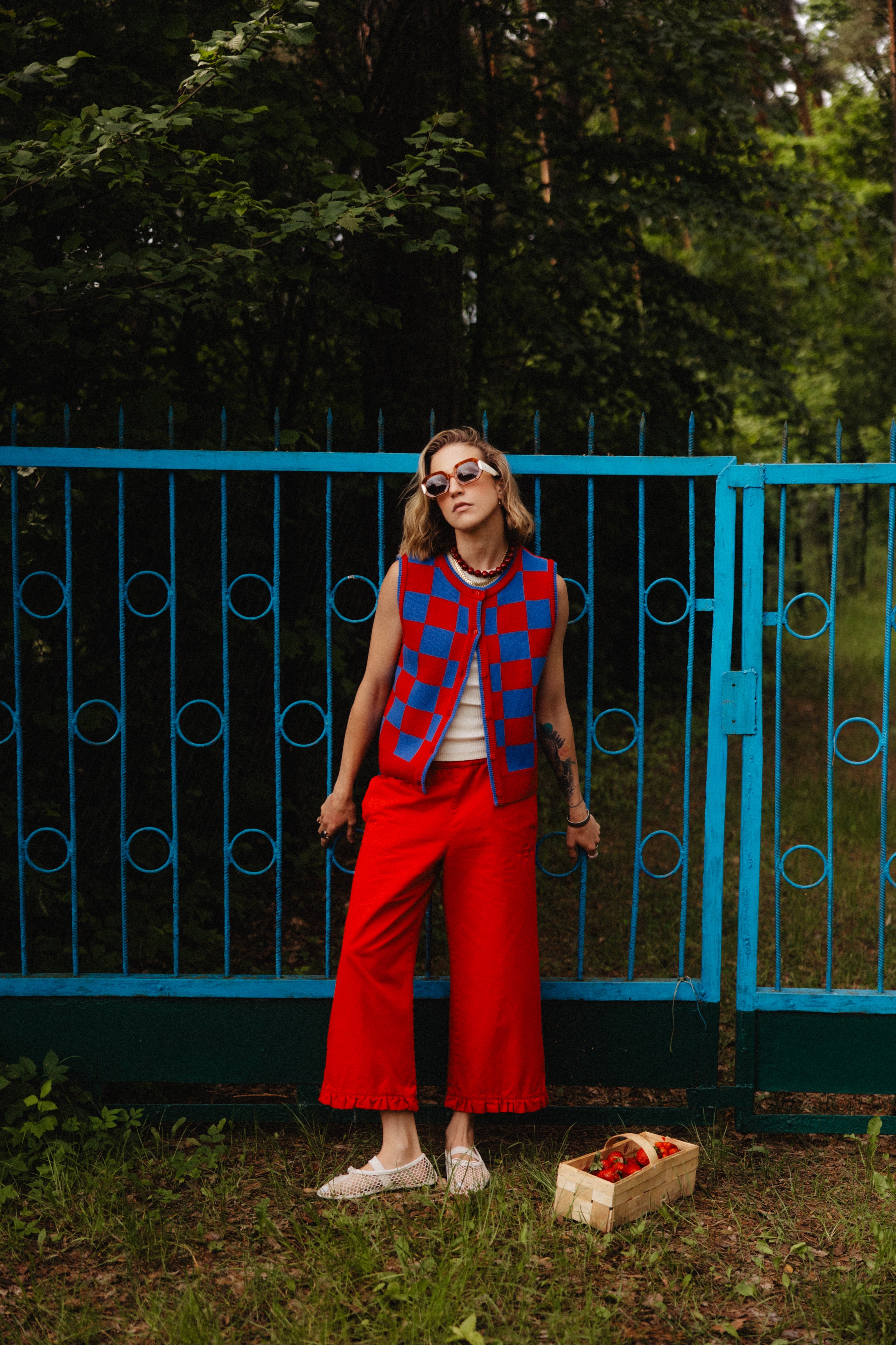Kamizelka Peak Plaid x LARA