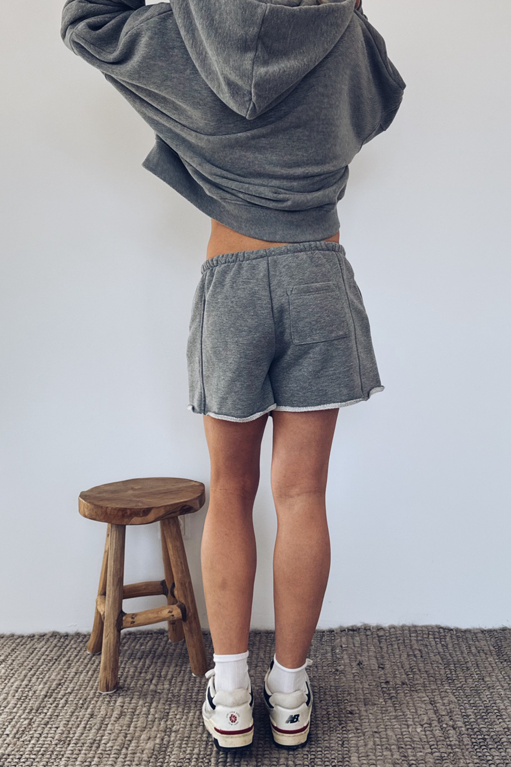 Sacramento Gray Melange Shorts - 14