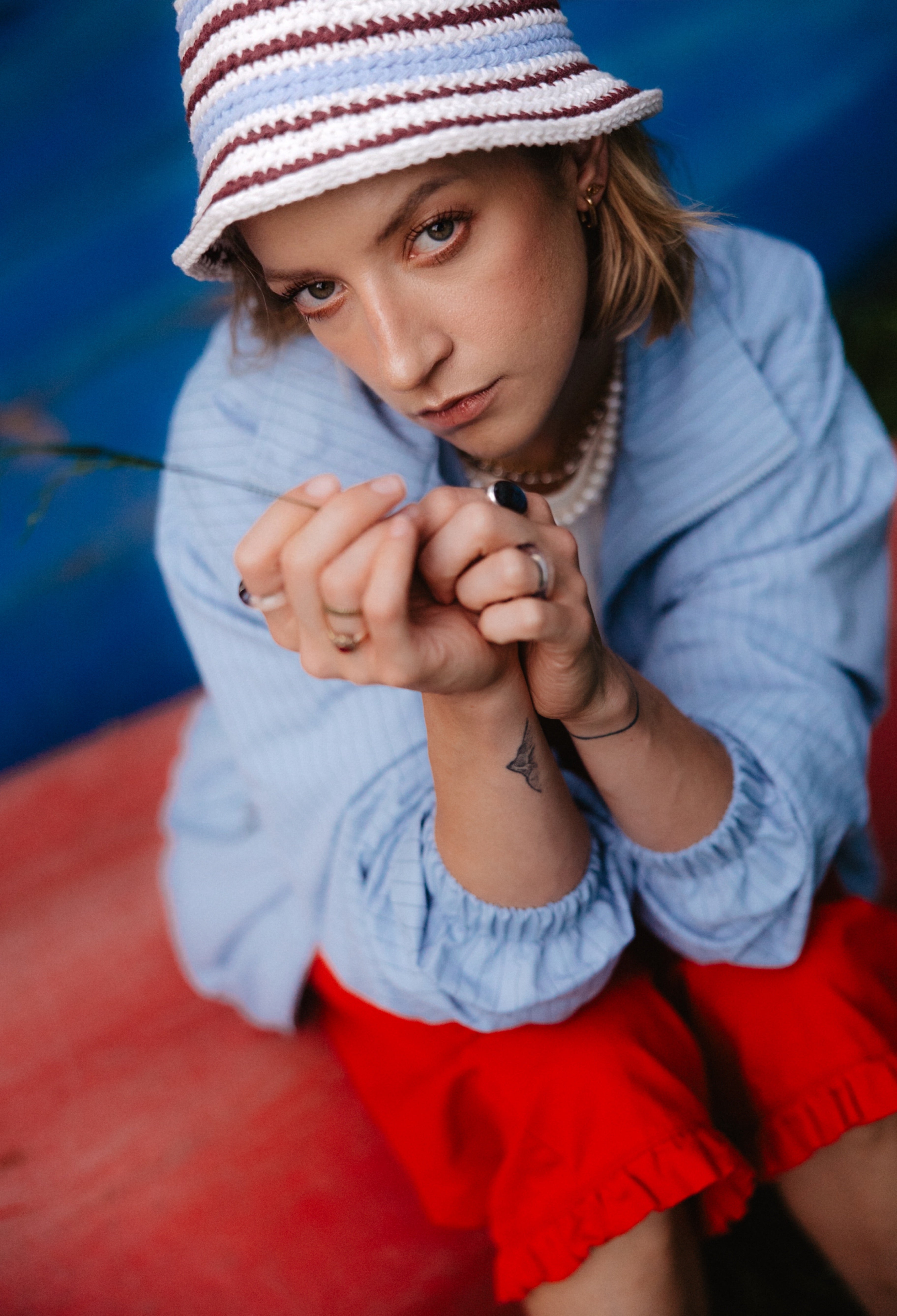 Kurtka Tain Blue Stripes x LARA - 3