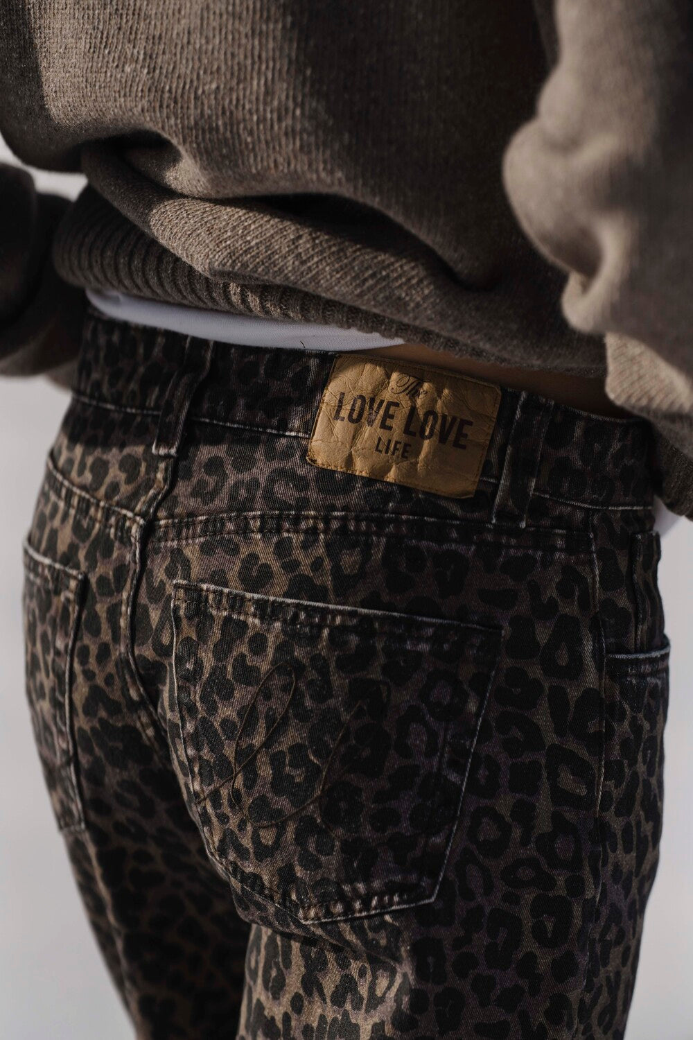 Sofia Dark Leopard Pants - 10