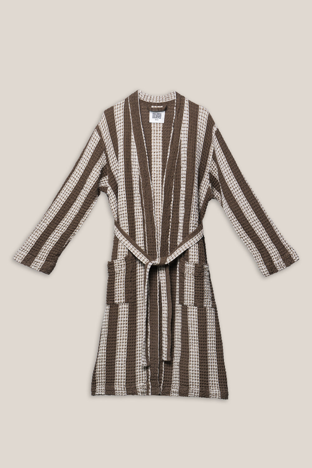 Szlafrok Brown Stripes