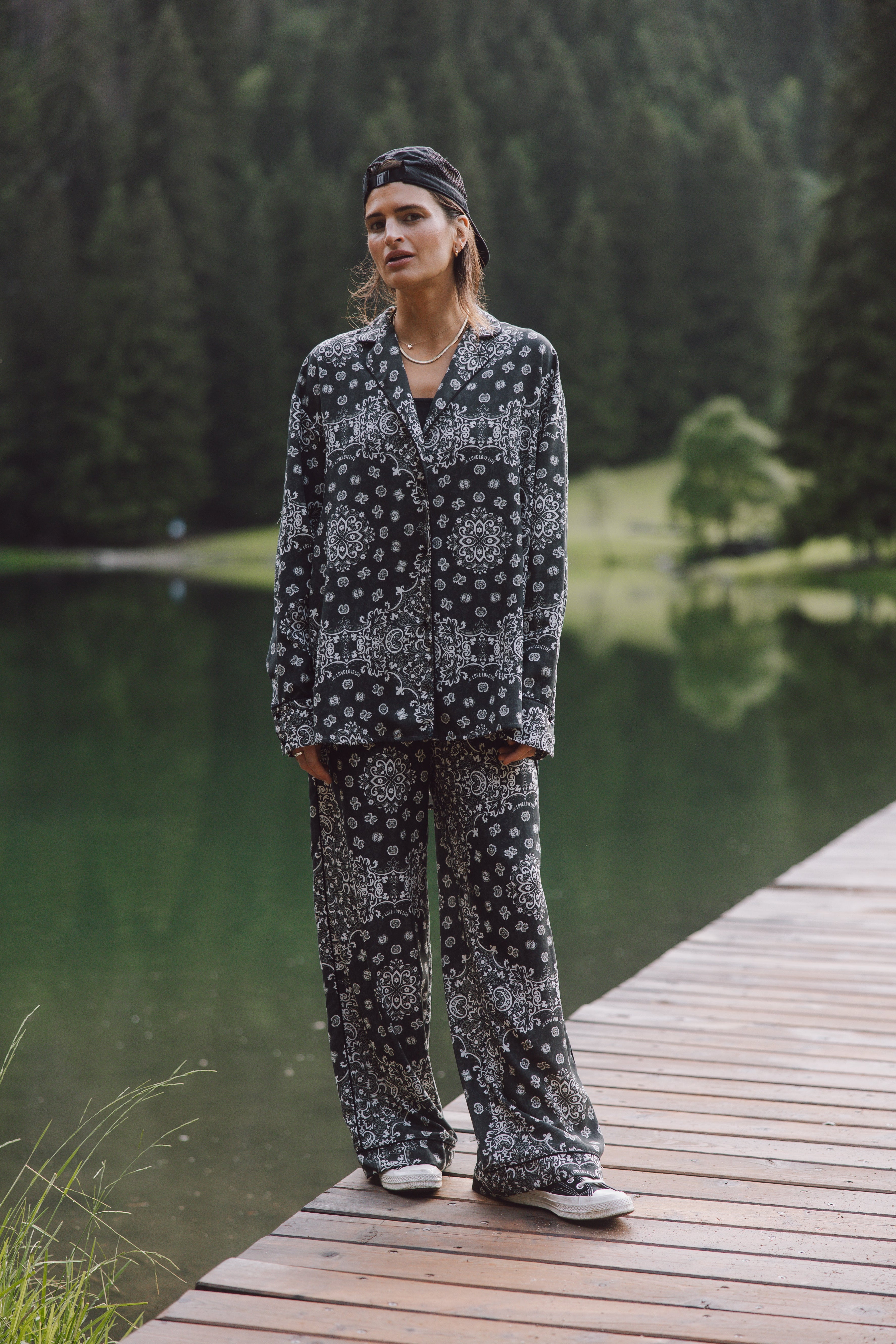 Spodnie Fall Dream Paisley Black - 2
