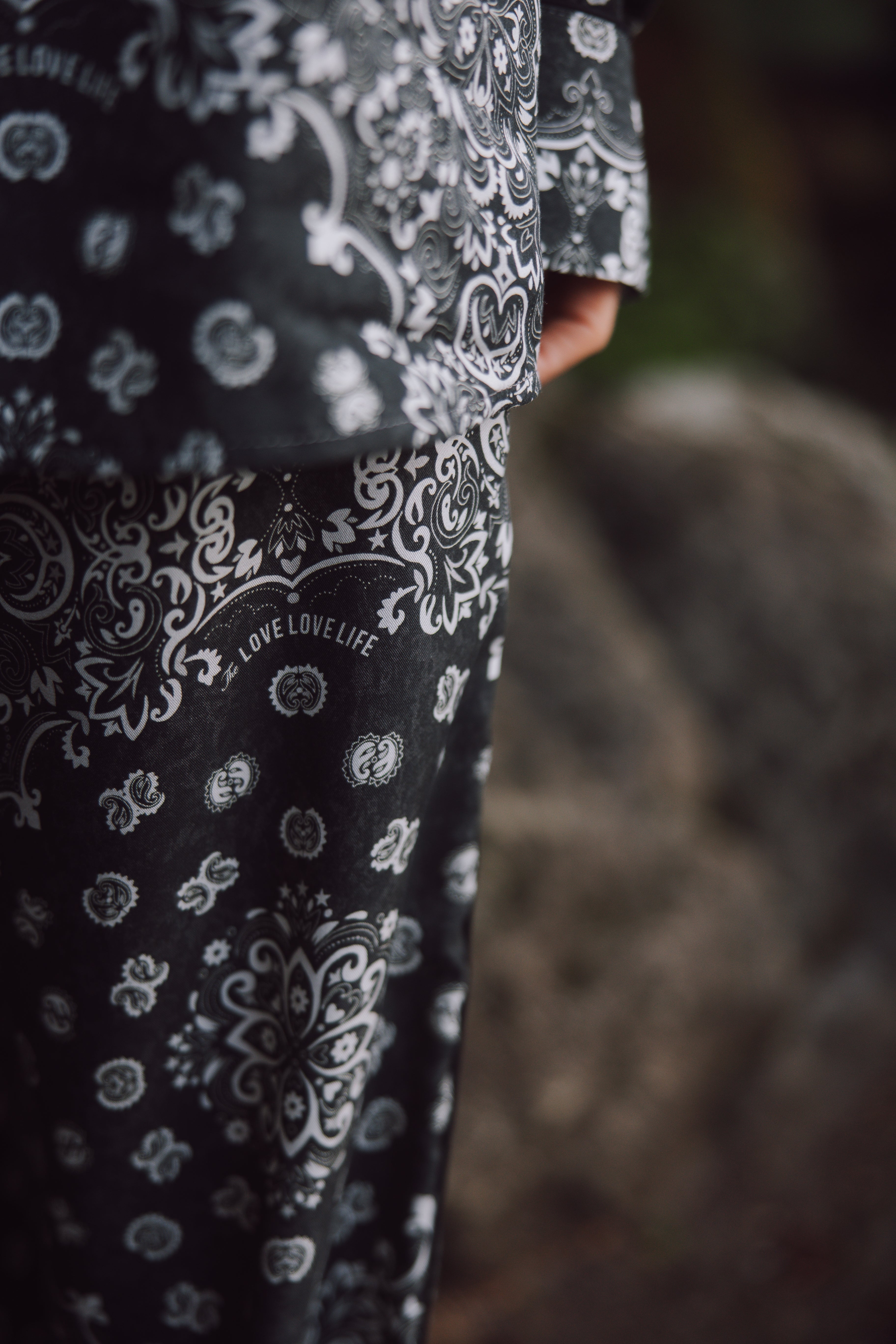 Spodnie Fall Dream Paisley Black - 10