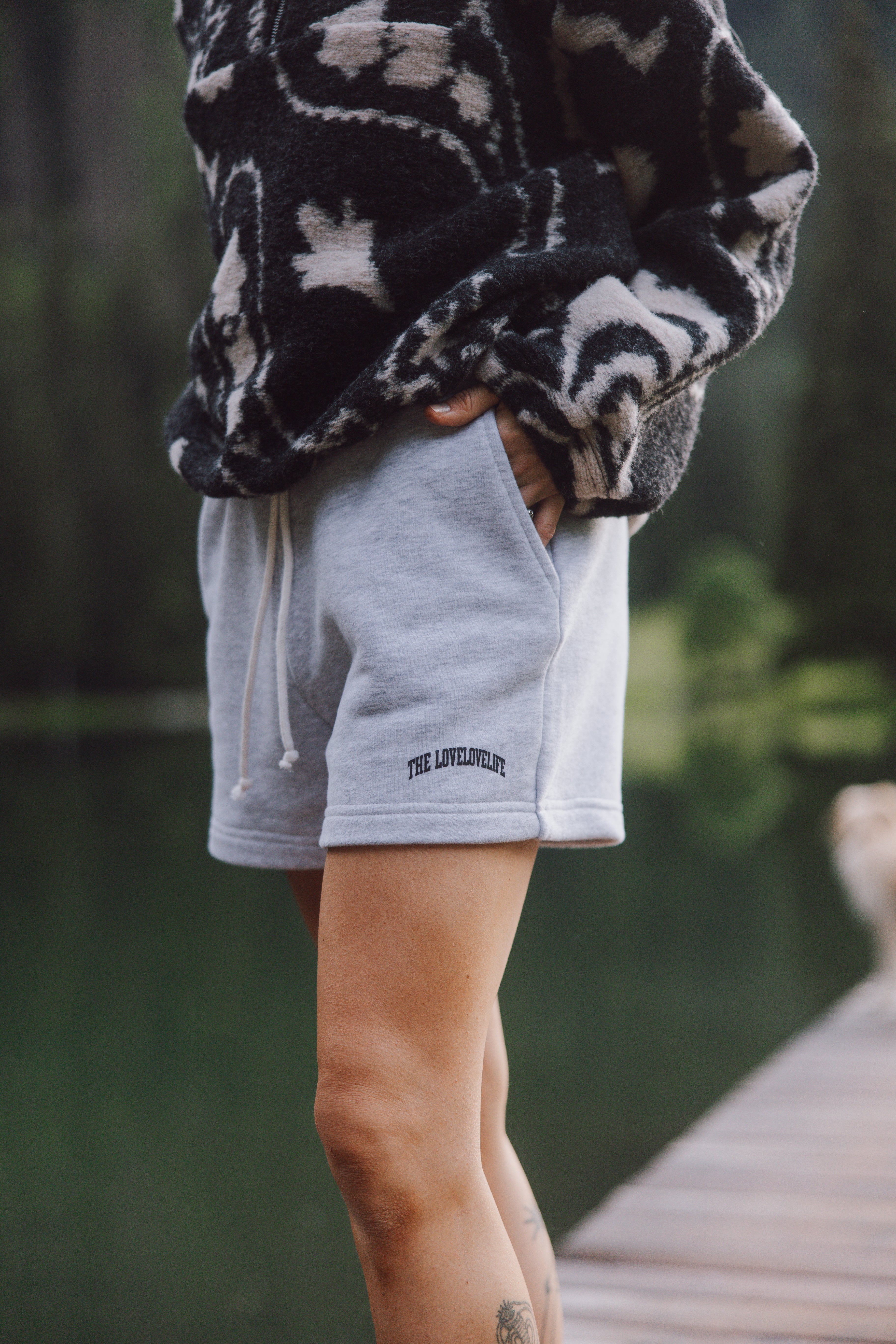 Spodenki Indiana Heather Gray SOFT - 7