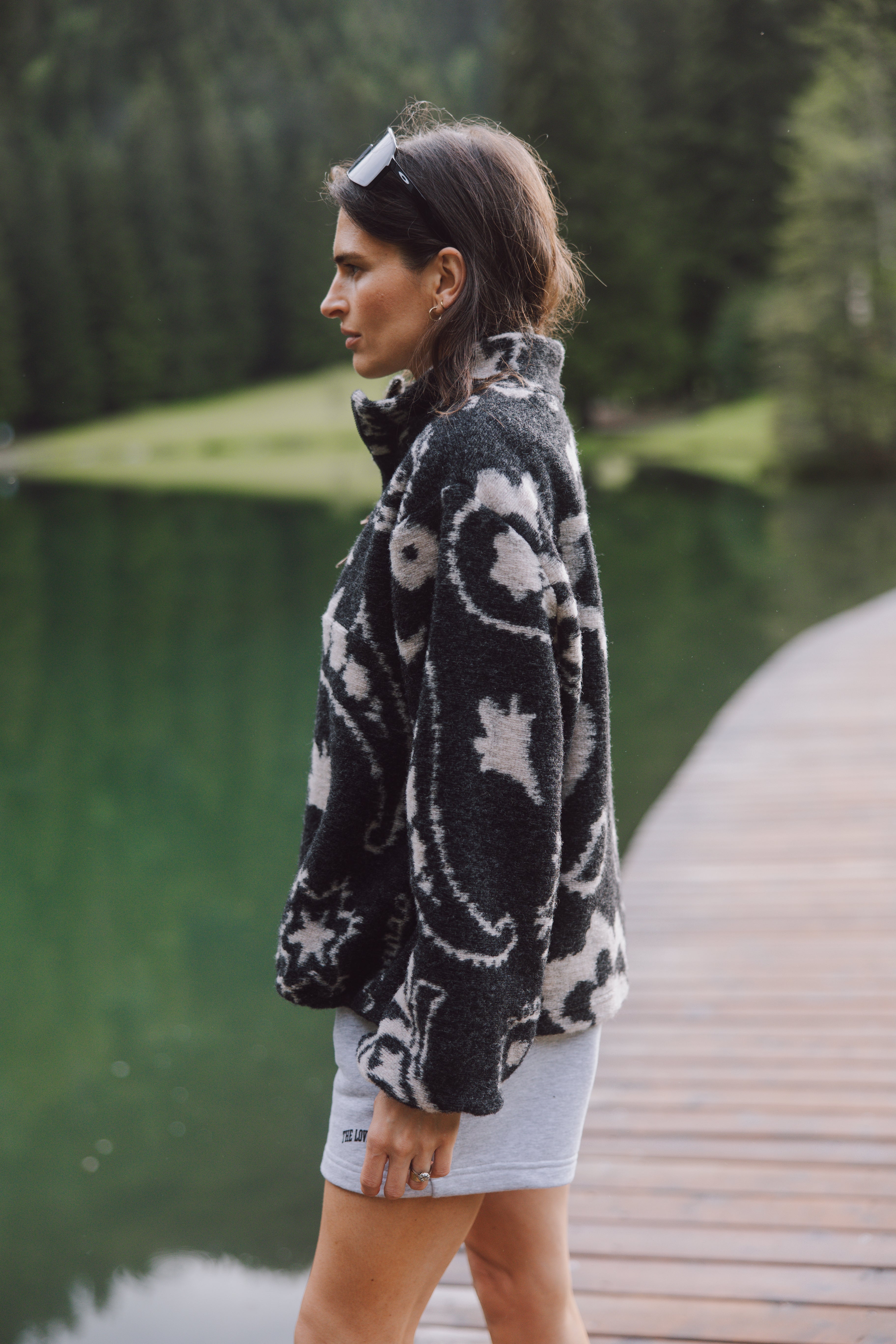 Kapuzenpullover Nous Paisley Black - 6