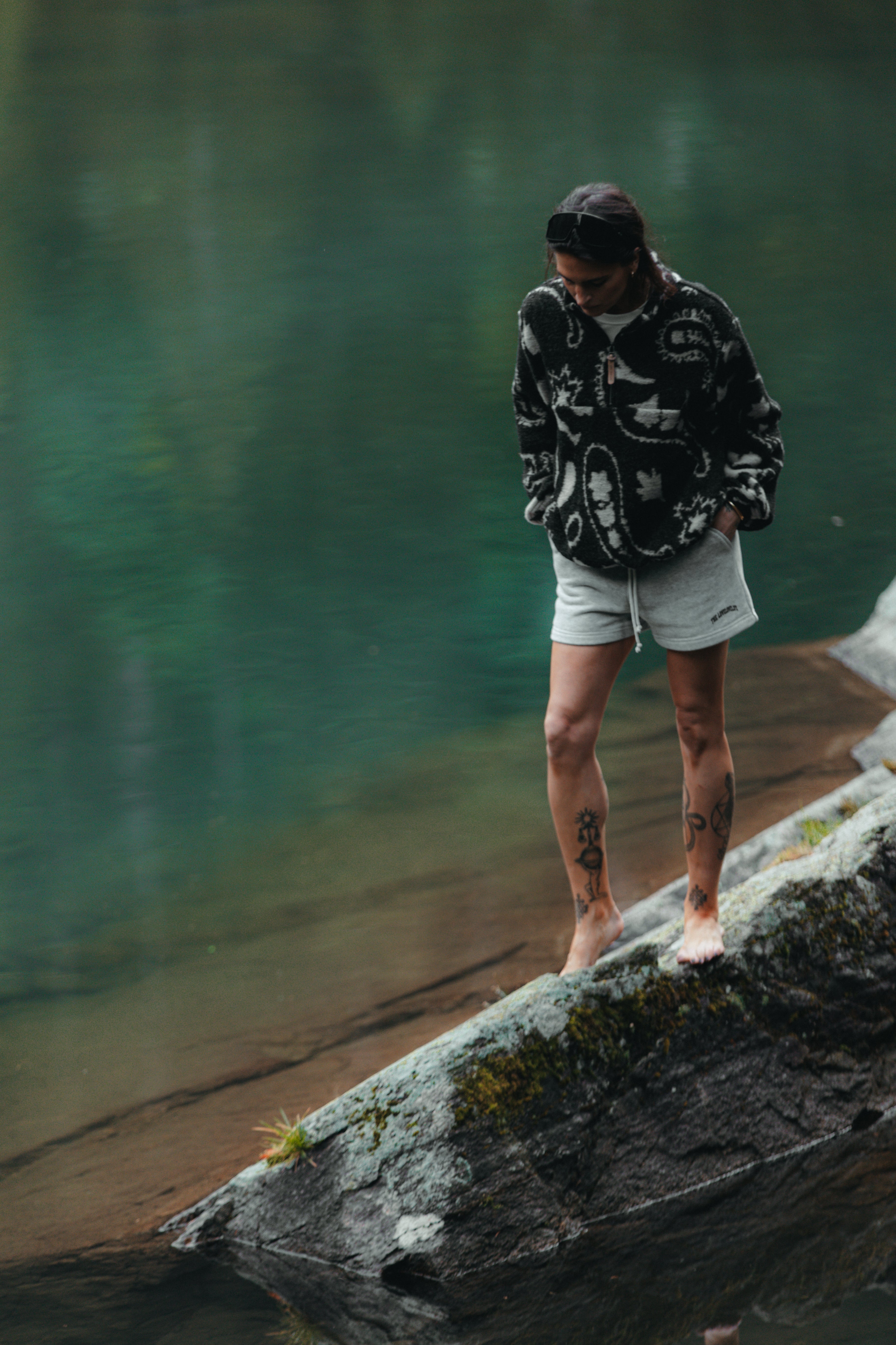 Kapuzenpullover Nous Paisley Black - 9